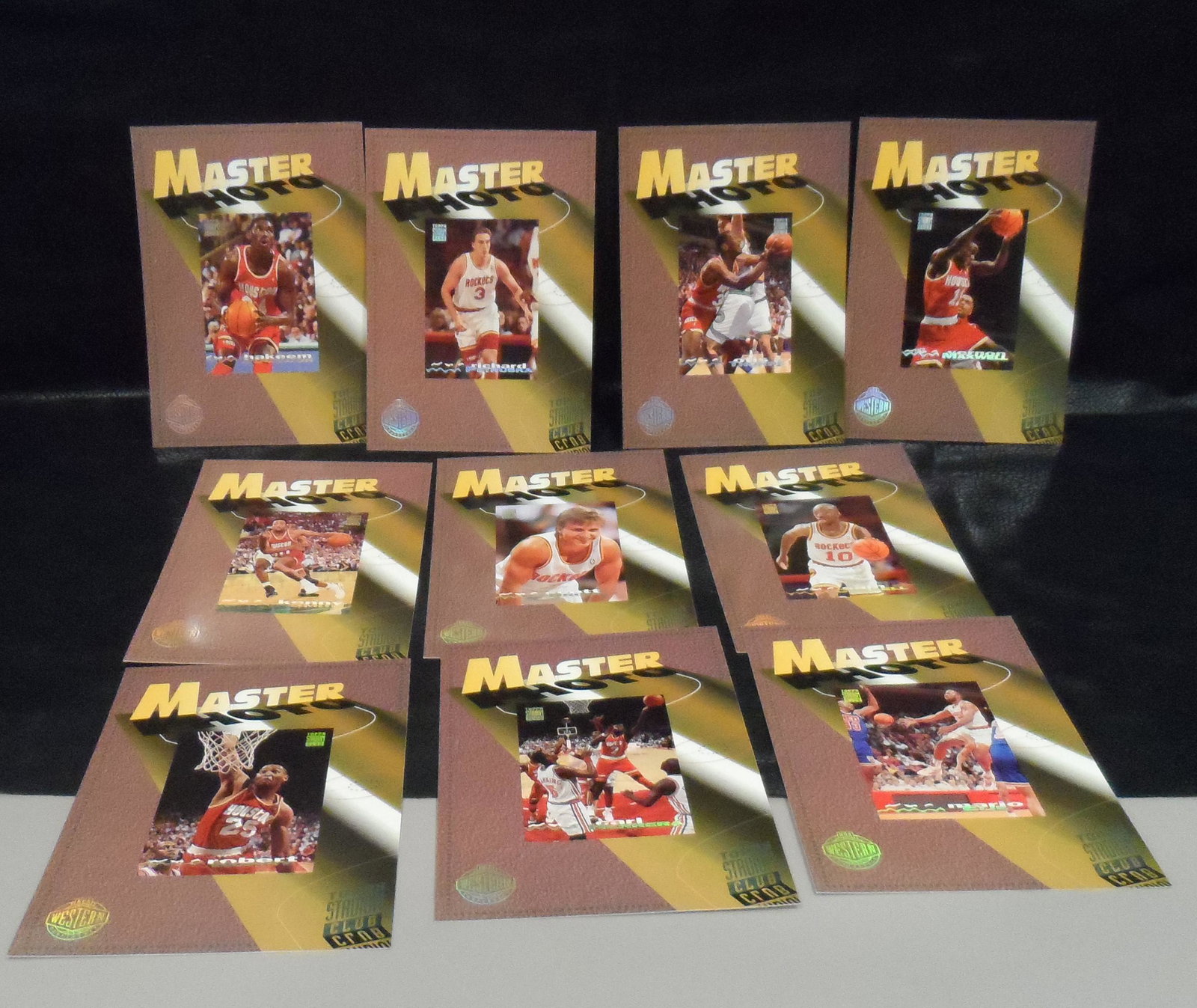 1994 Topps Stadium Club Unopened Master Photo Set: 1994 Topps Stadium Club Unopened Master Photo Set Houston Rockets Olajuwon