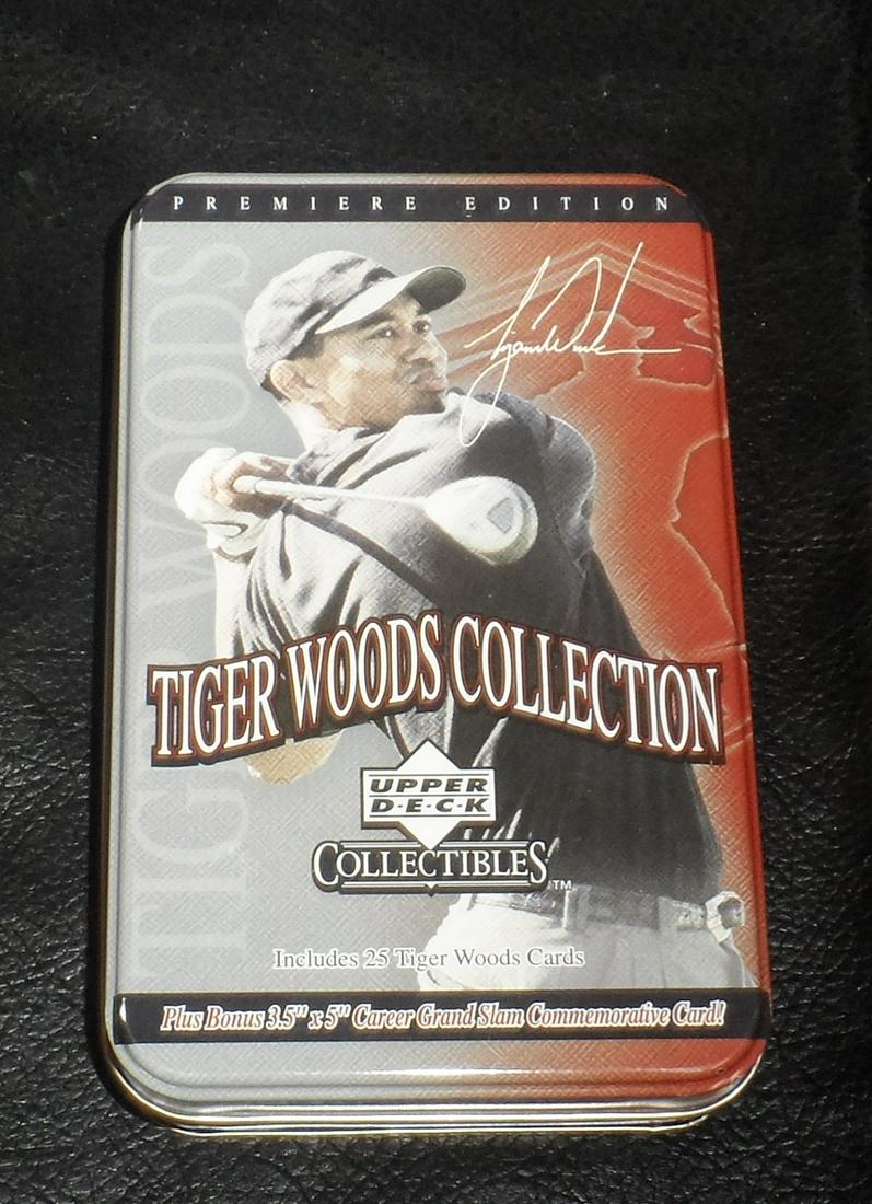 2001 Upper Deck Premiere Edition Tiger Woods (1 of 4)