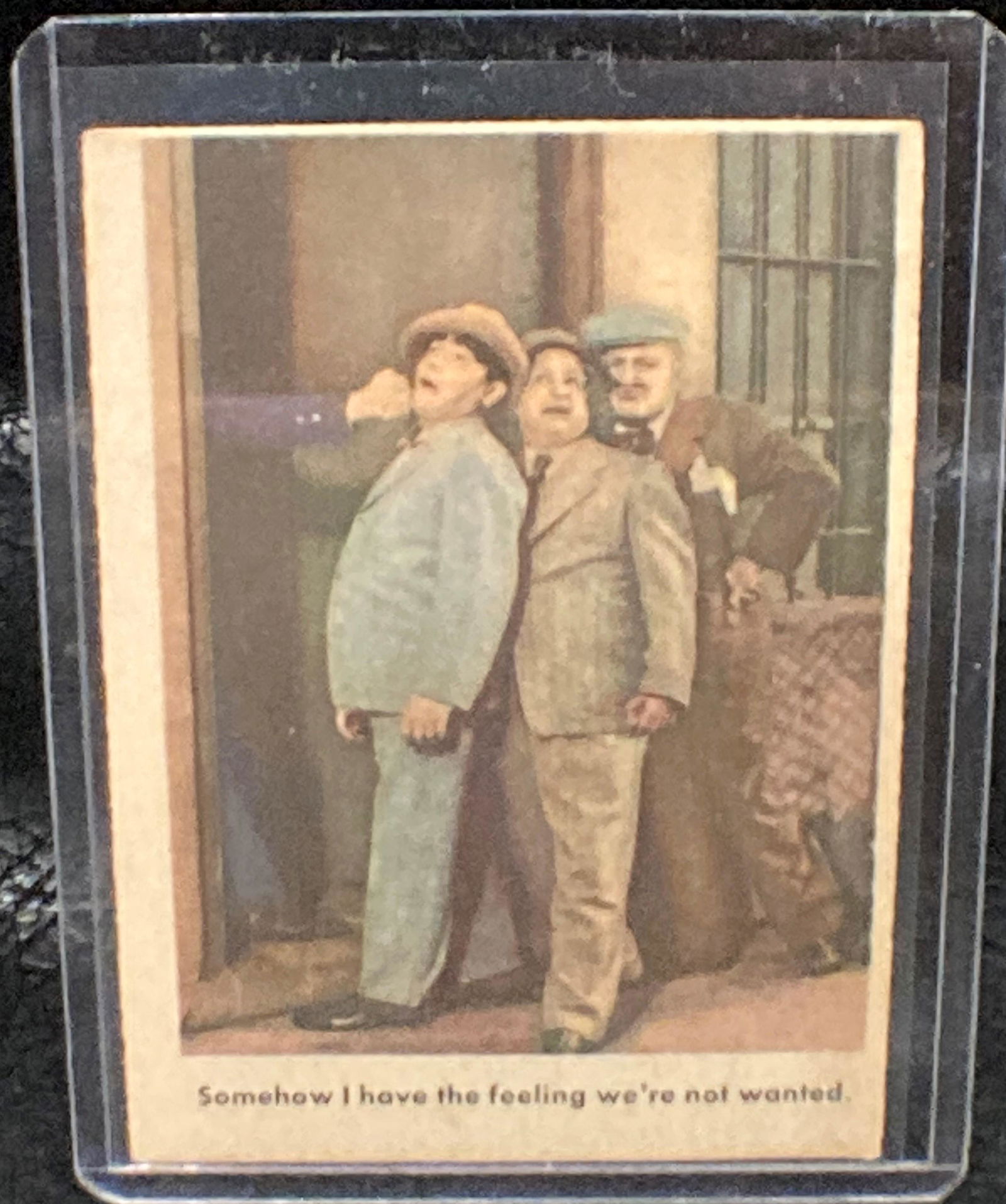 1959 Fleer The 3 Three Stooges #27 Somehow I Have The (1 of 2)