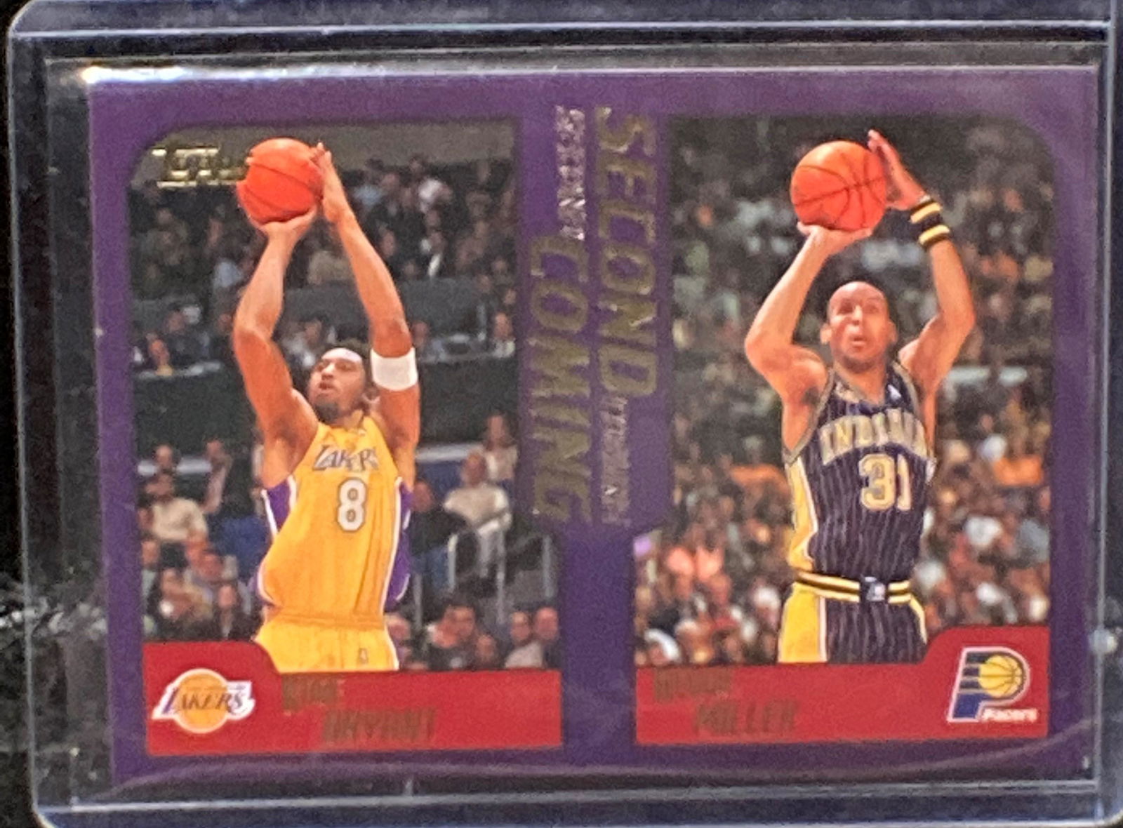 Kobe Bryant/Reggie Miller Topps Second Coming 2000 #292 (1 of 2)