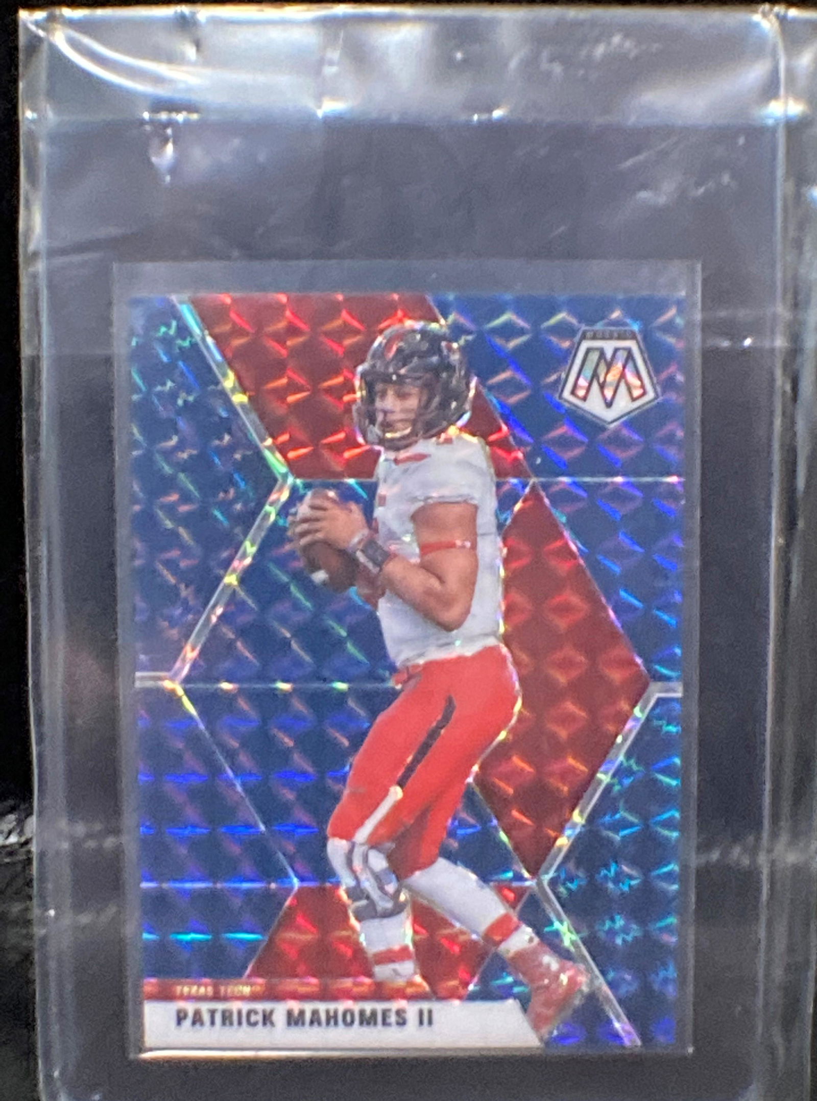 Patrick Mahomes Ii 2021 Panini Mosaic Draft Picks Blue (1 of 2)