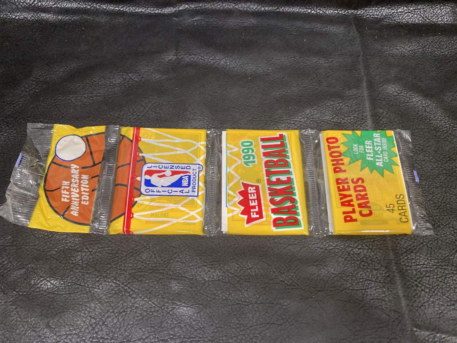 Karl Malone 1990-91 Fleer Basketball Sealed Rack Pack (1 of 3)