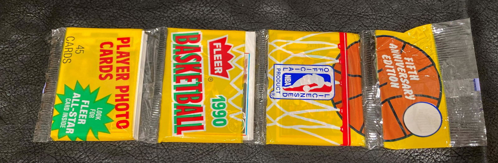 Patrick Ewing 1990-91 Fleer Basketball Sealed Rack Pack (1 of 3)