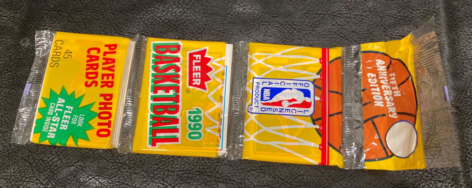 Clyde Drexler 1990-91 Fleer Basketball Sealed Rack Pack (1 of 3)