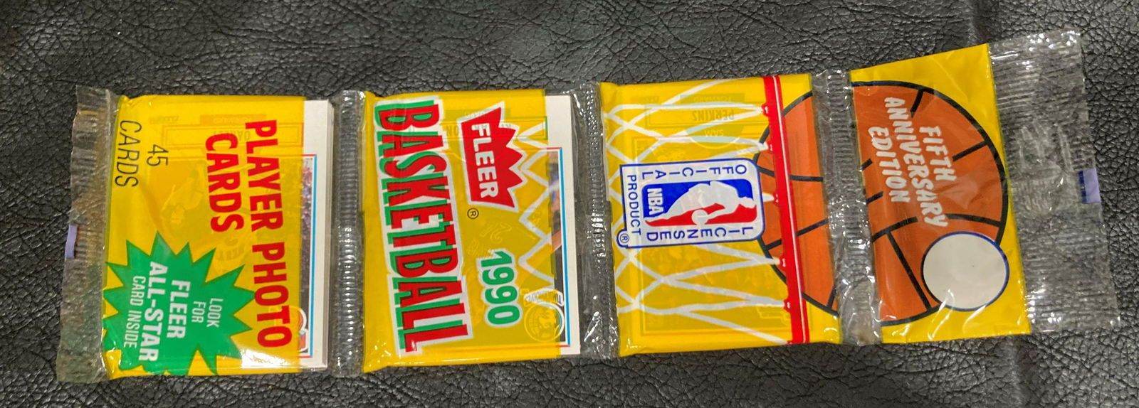 Clyde Drexler 1990-91 Fleer Basketball Sealed Rack Pack (1 of 3)