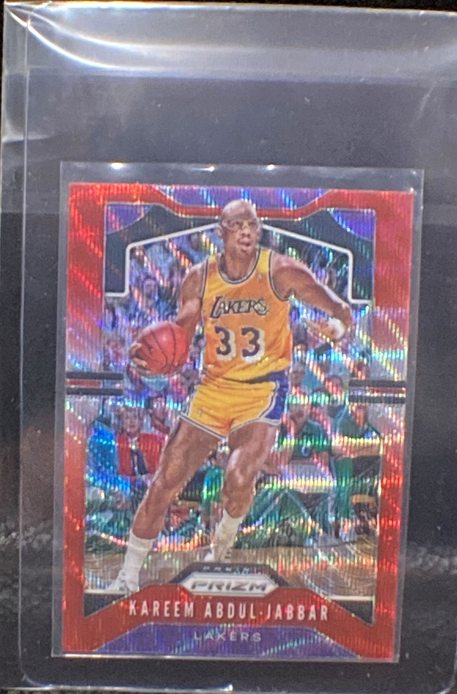 Kareem Abduljabbar 2019-20 Panini Prizm Red Wave Prizm (1 of 2)