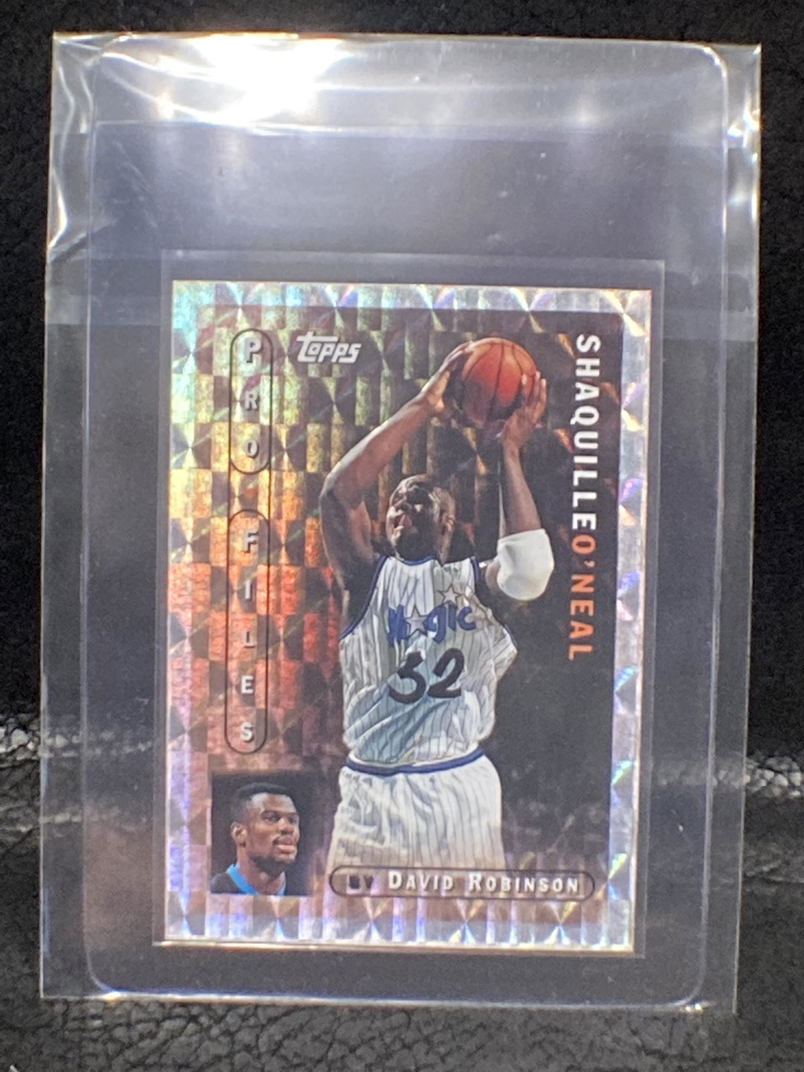 Shaquille O'neal & David Robinson 1996-1997 Topps Pro: Shaquille O'neal & David Robinson 1996-1997 Topps Pro Files Magic Lakers