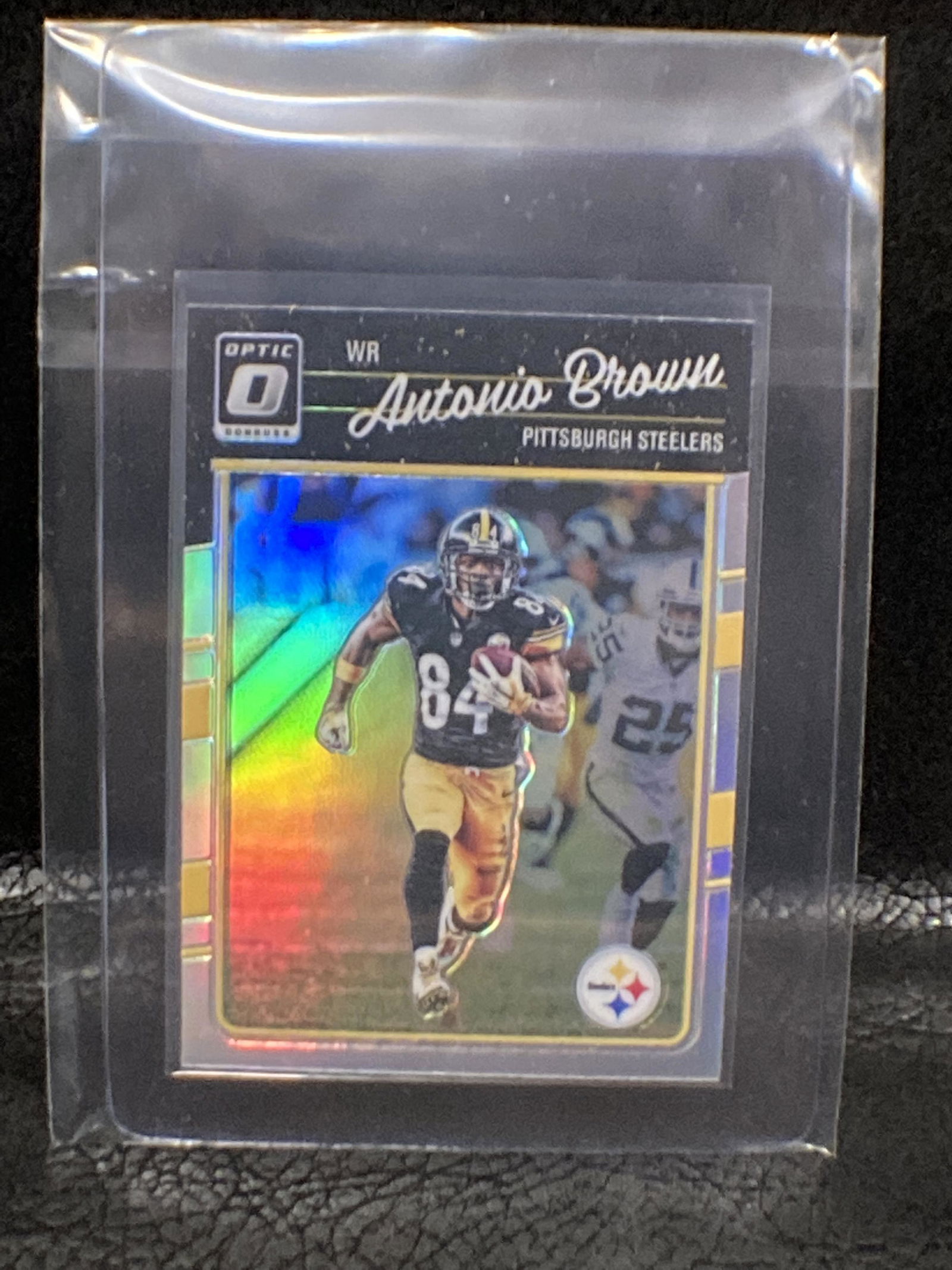 Antonio Brown 2016 Donruss Optic Silver Holo Prizm #82 (1 of 2)