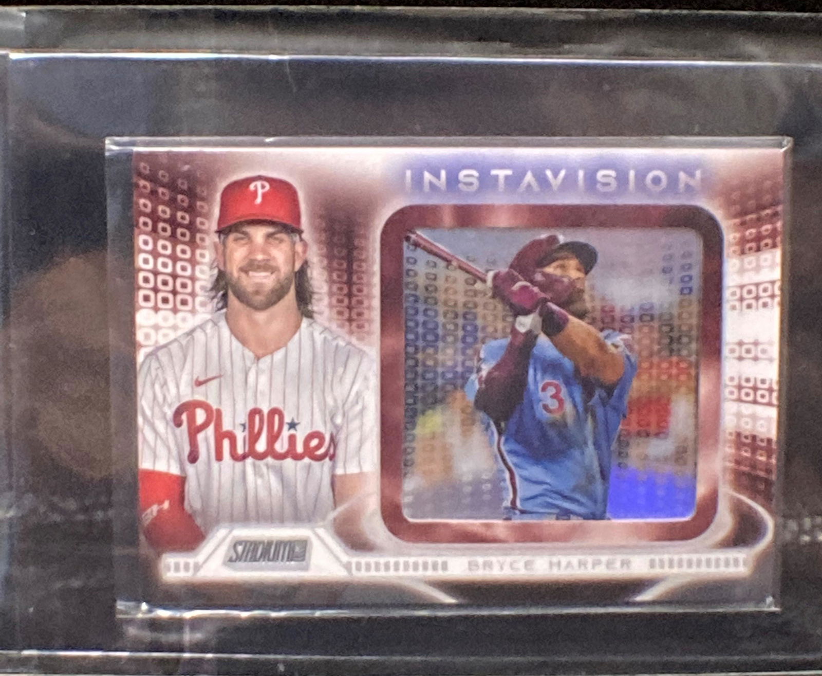Bryce Harper 2021 Topps Stadium Club Instavision Insert (1 of 2)