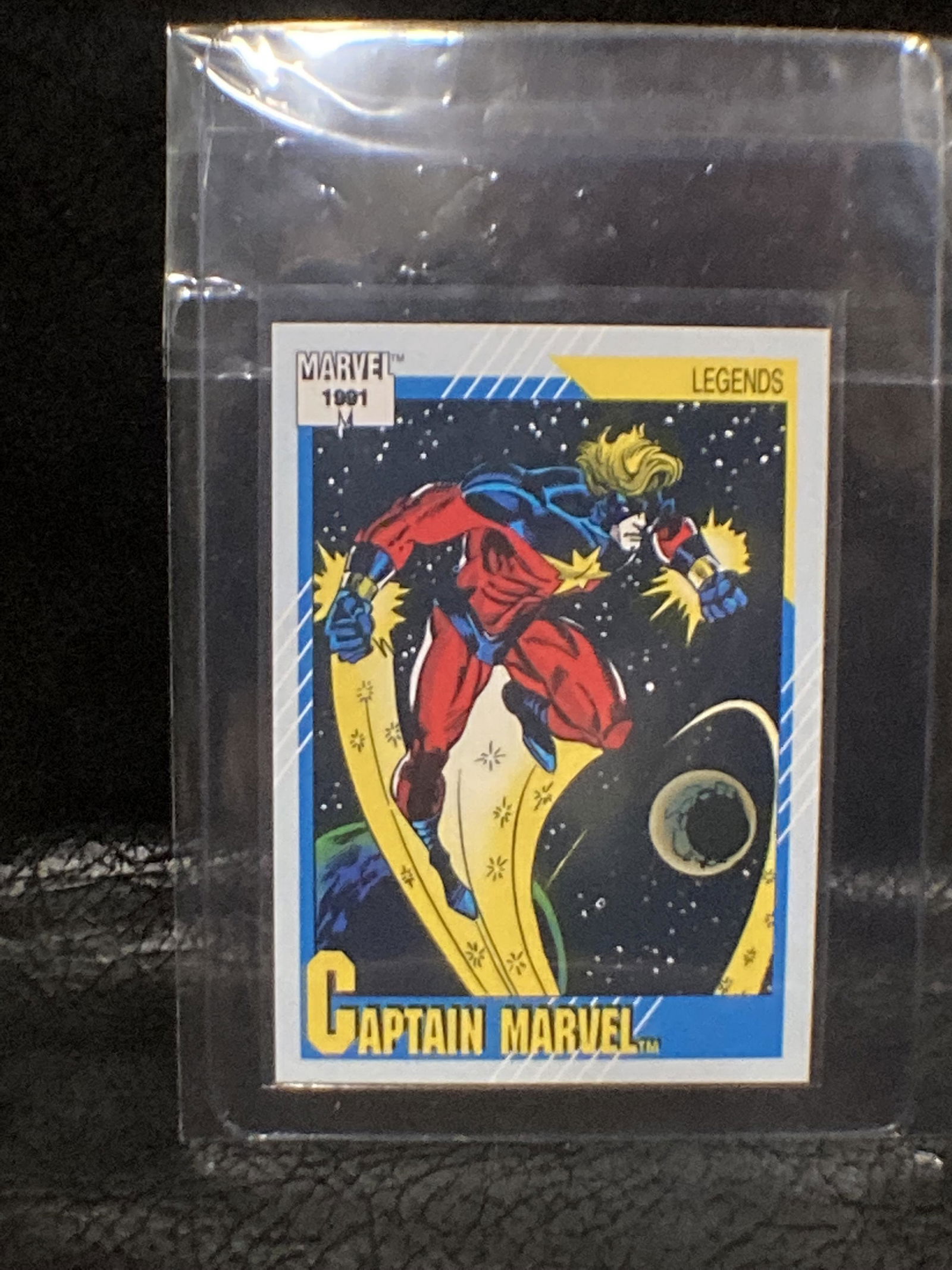 Captain Marvel 1991 Impel Trading Card Marvel Vintage (1 of 2)