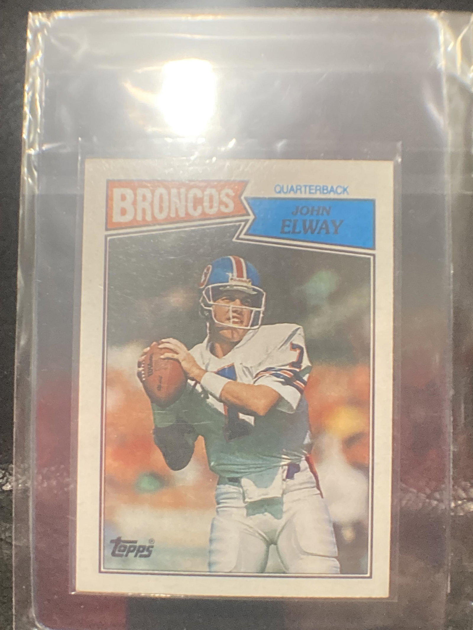 John Elway 1987 Topps #31 Denver Broncos Hof: John Elway 1987 Topps #31 Denver Broncos Hof
