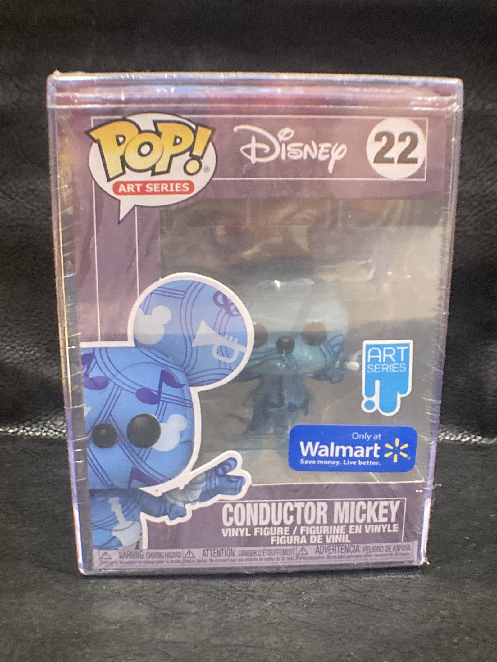 Funko Pop! Art Series Disney Conductor Mickey Mouse #22: Funko Pop! Art Series Disney Conductor Mickey Mouse #22 Walmart Exclusive Sealed