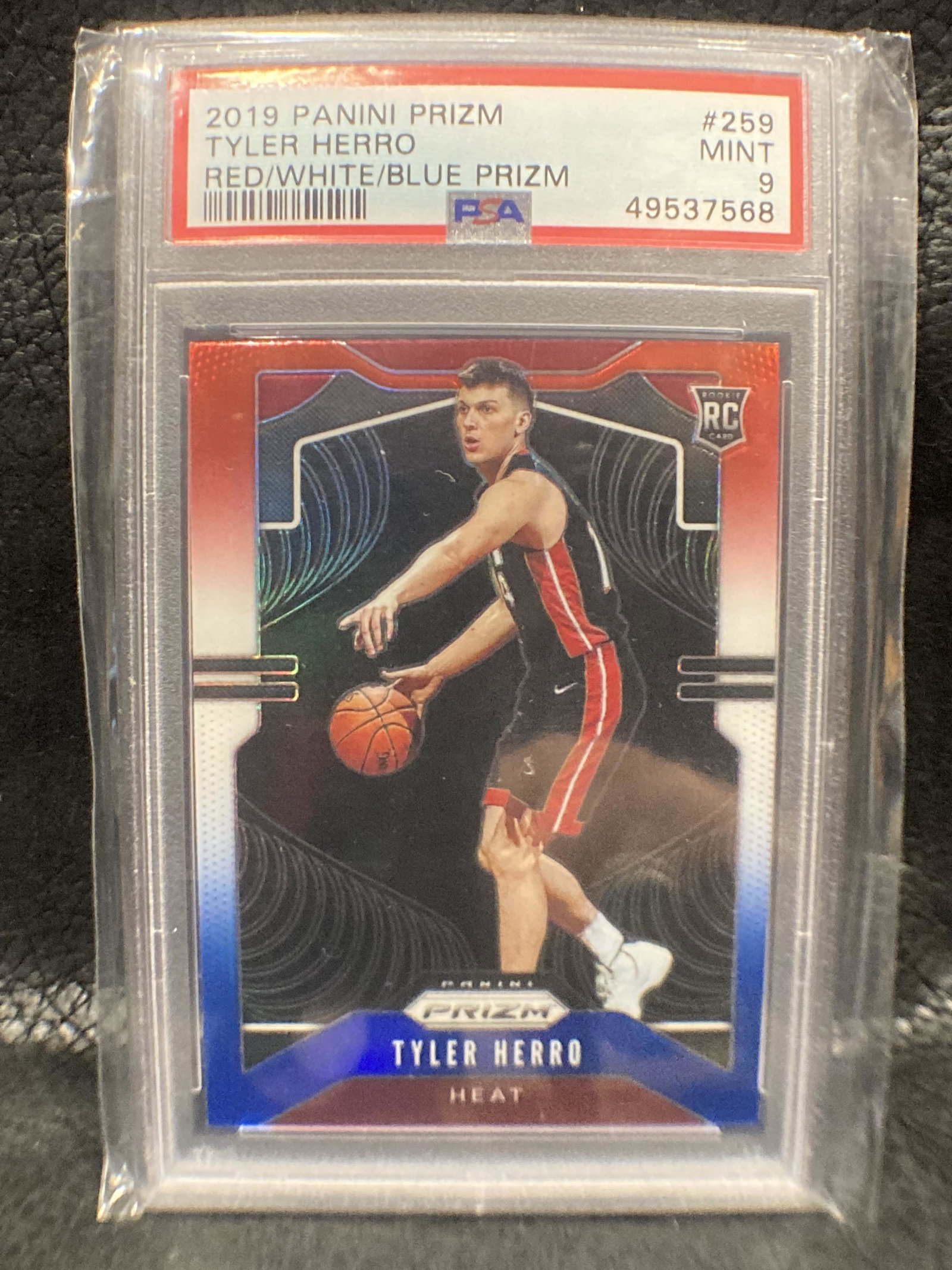 Tyler Herro 2019 Panini Prizm #259 Red White Blue Prizm: Tyler Herro 2019 Panini Prizm #259 Red White Blue Prizm