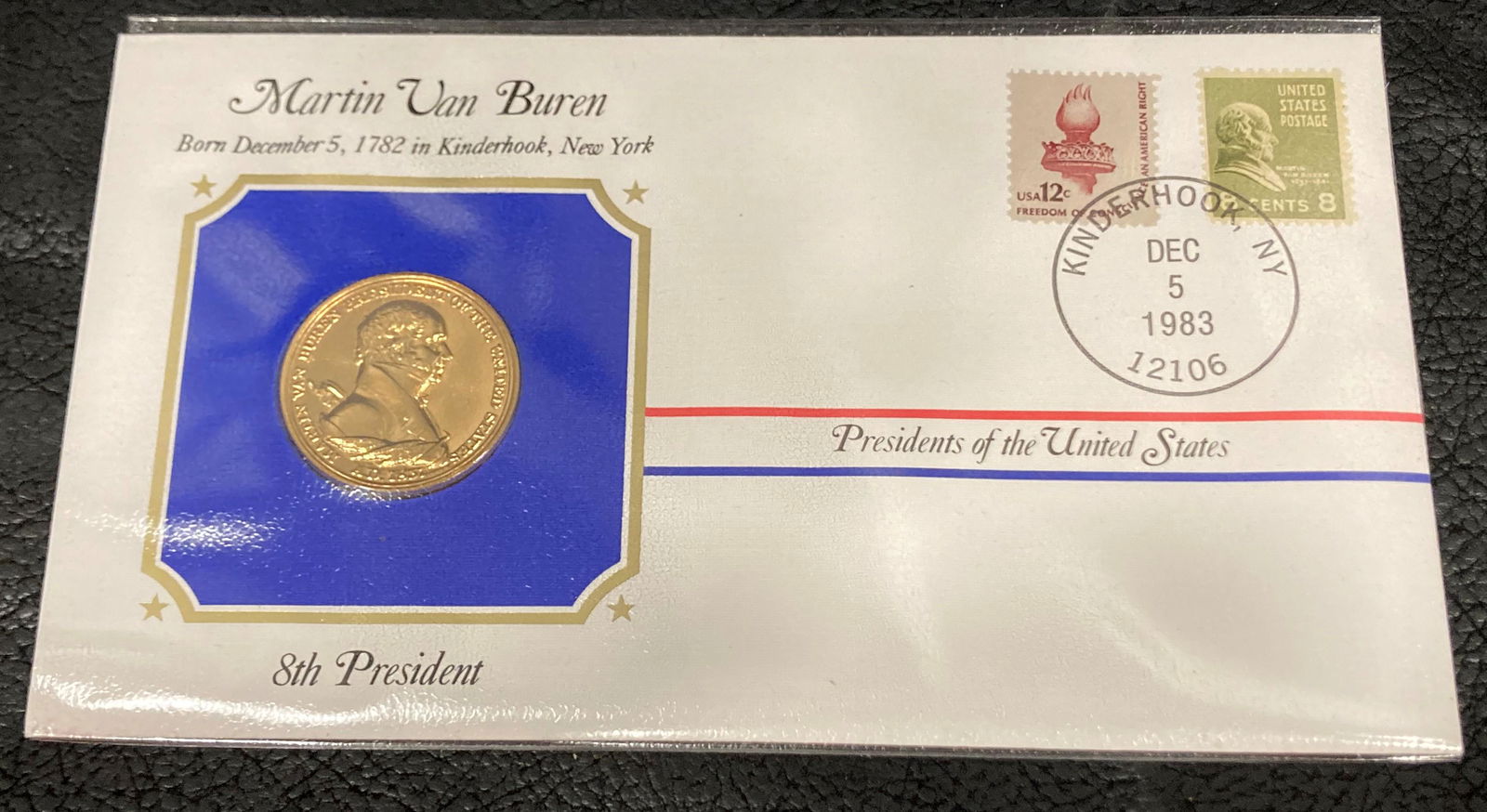 The 8th Presidential Medals Cover Collection Martin Van (1 of 2)