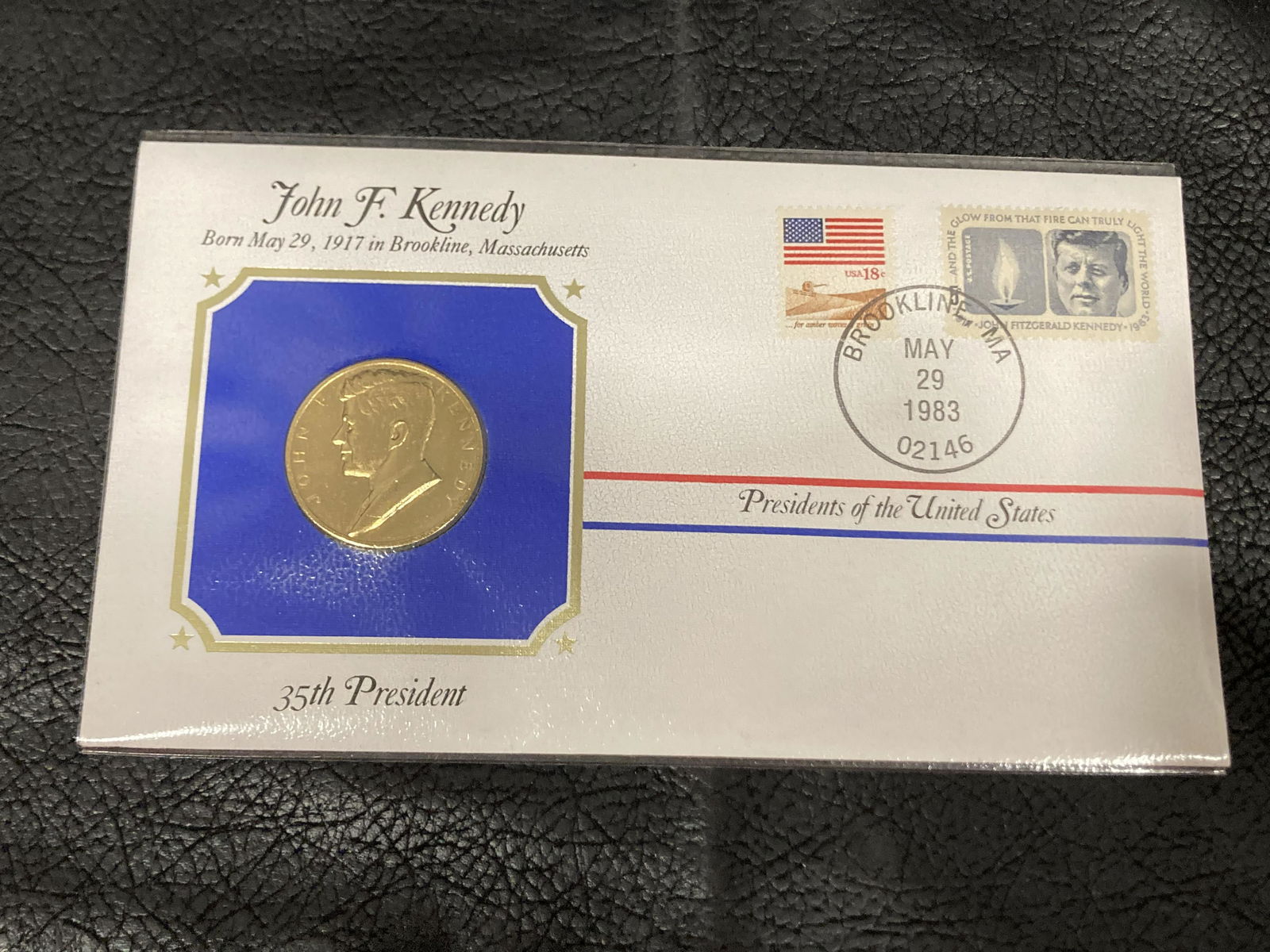 The 35th Presidential Medals Cover Collection John F (1 of 2)