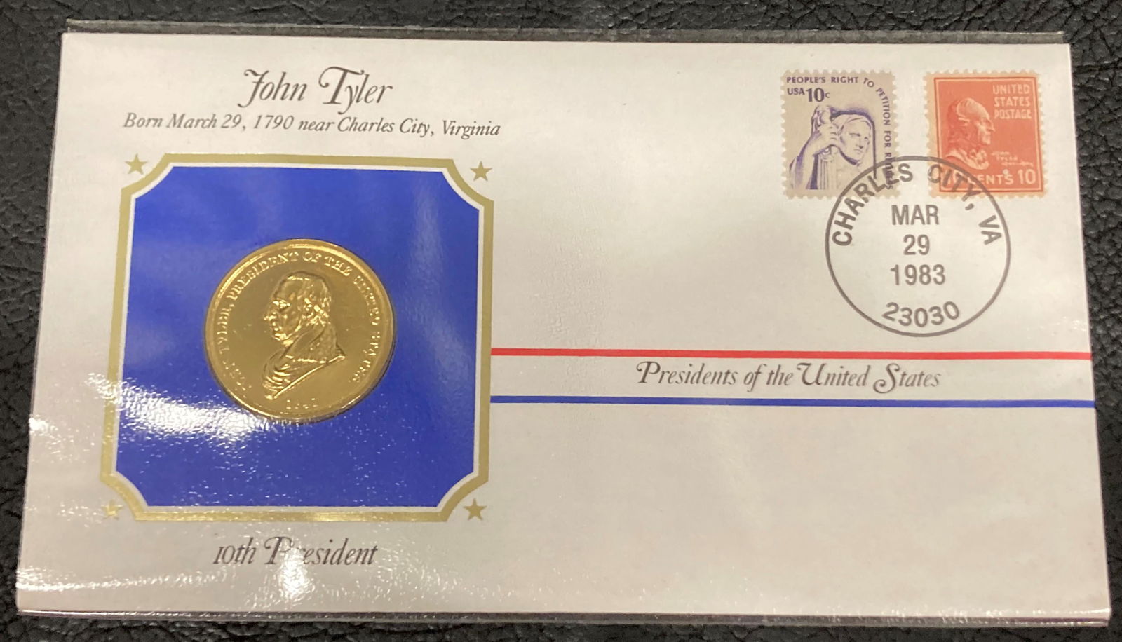 The 10th Presidential Medals Cover Collection John (1 of 2)