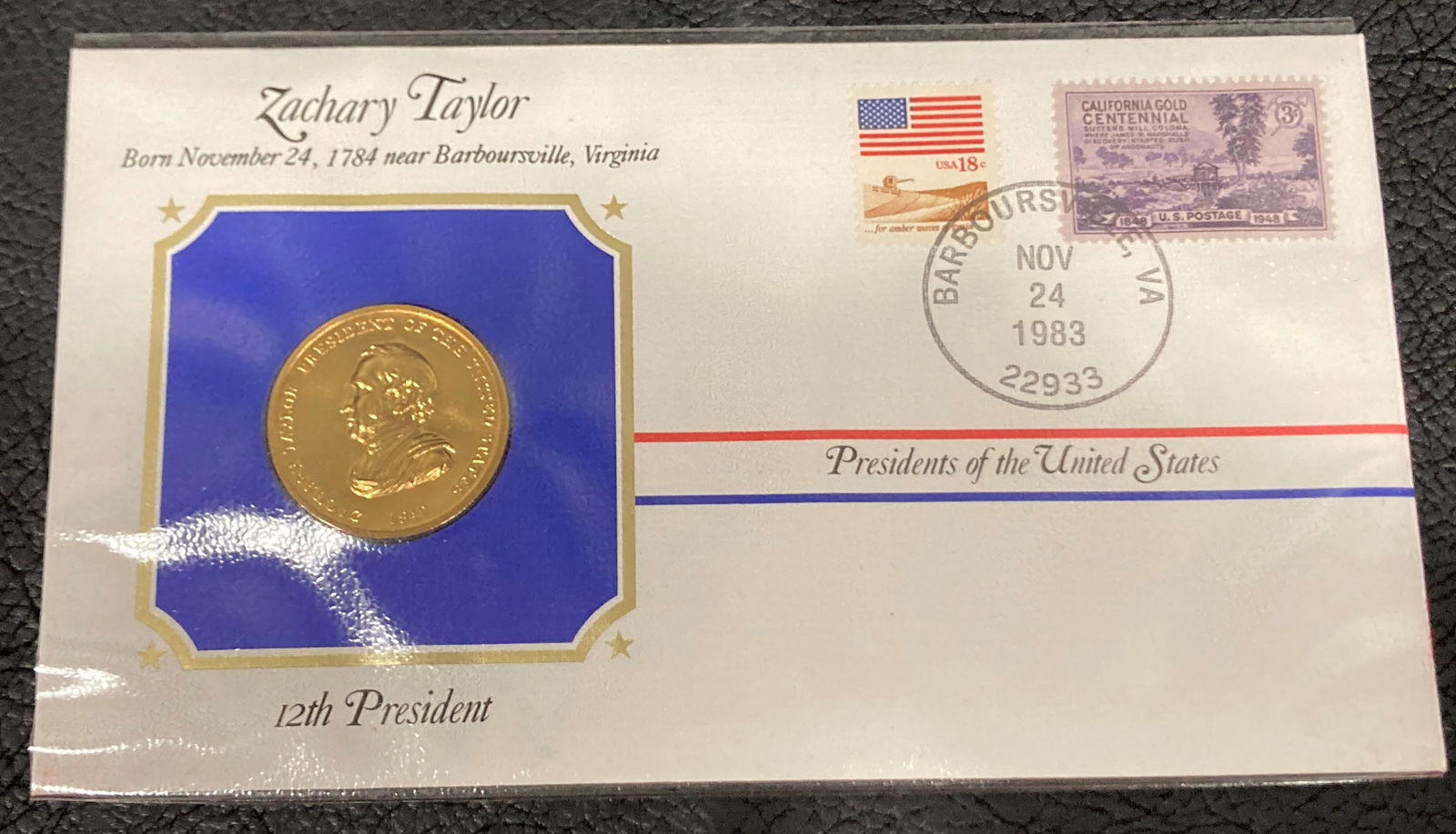The 12th Presidential Medals Cover Collection Zachry (1 of 2)