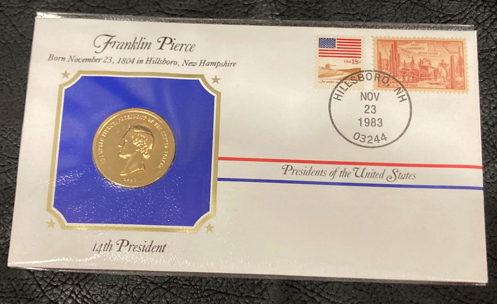 The 14th Presidential Medals Cover Collection Franklin (1 of 2)
