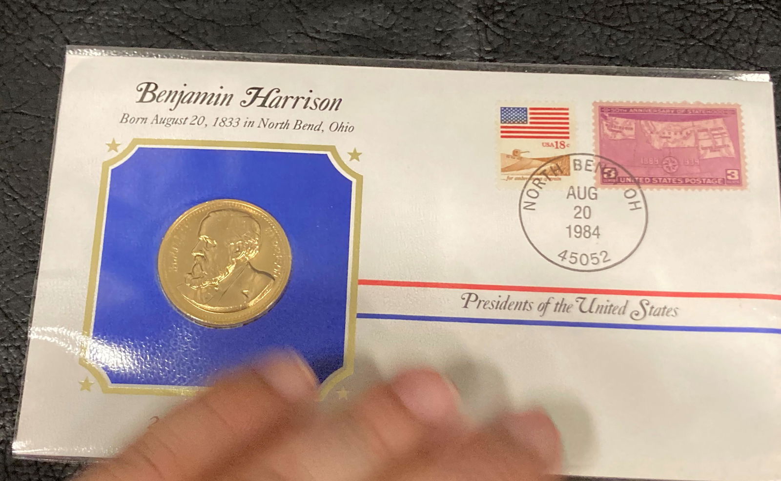 The 23rd Presidential Medals Cover Collection Benjamin (1 of 2)