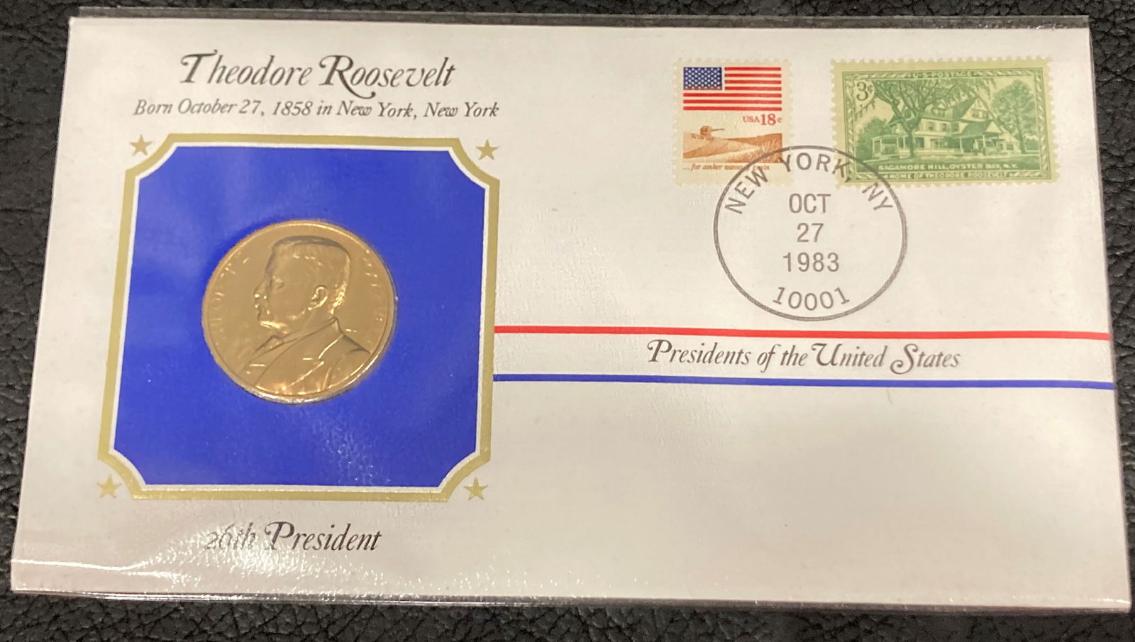 The 26th Presidential Medals Cover Collection Theodore (1 of 2)