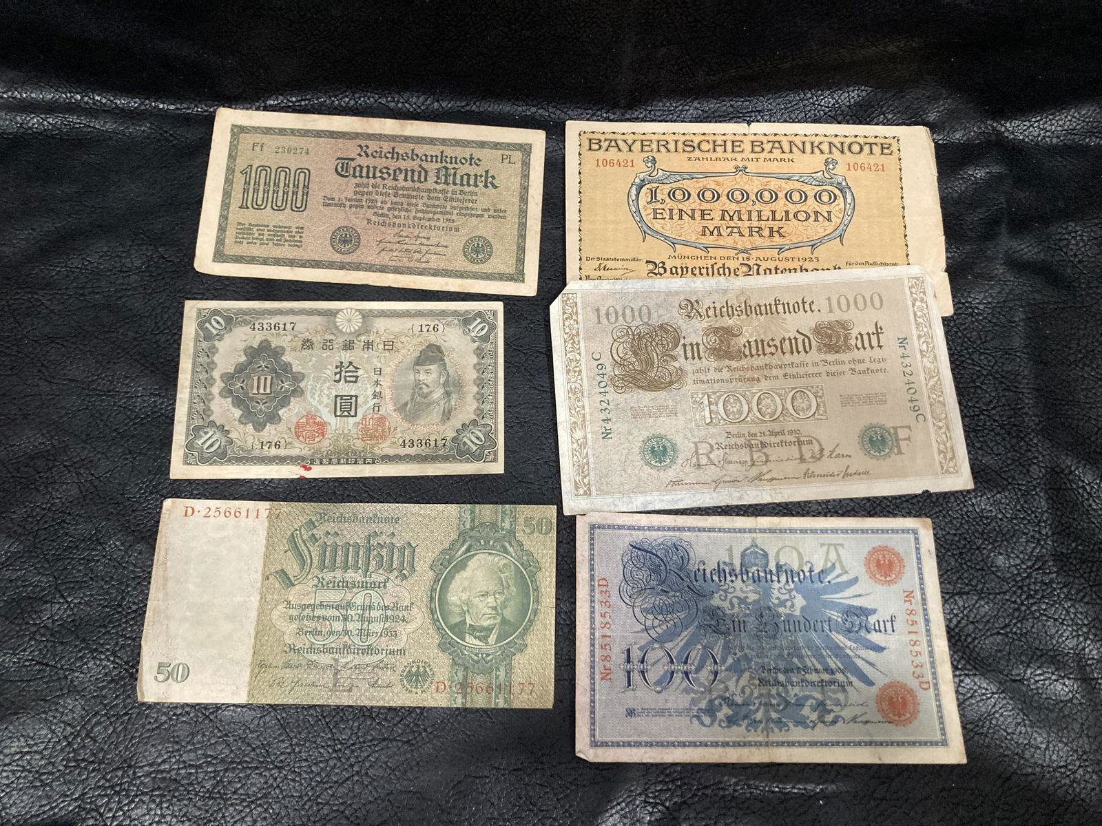 Old German Prussia Era World Currency Lot Of 6 Notes (1 of 1)