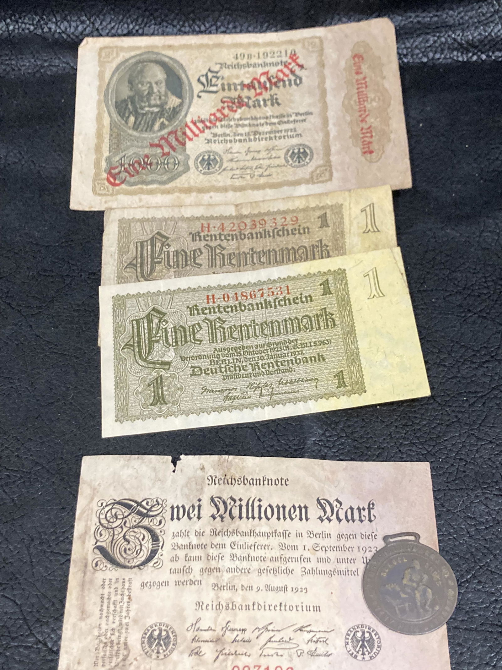 Old German Prussia Era World Currency Lot Of 4 Notes (1 of 4)