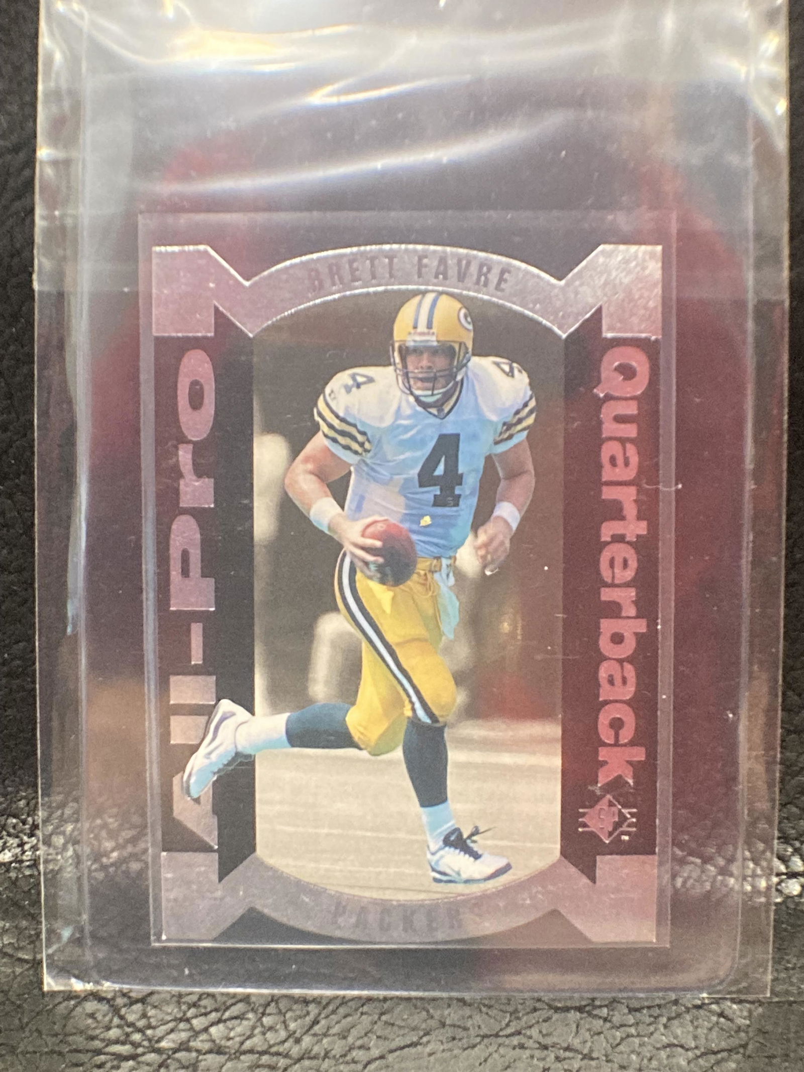 Brett Favre Die-Cut Upper Deck Sp All-Pro Insert (1 of 2)