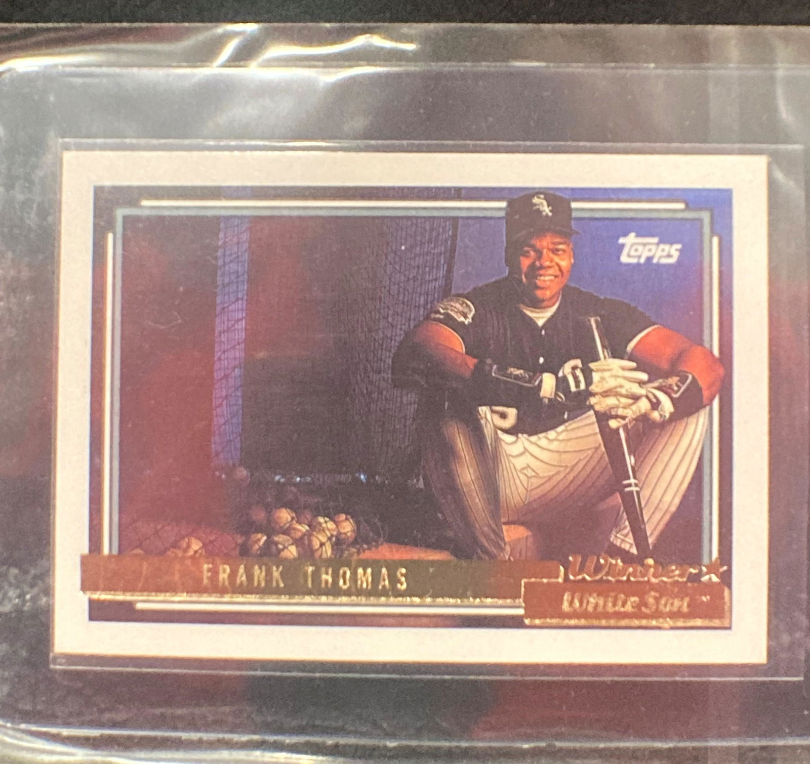 Frank Thomas 1992 Topps Gold #555 Chicago White Sox (1 of 2)