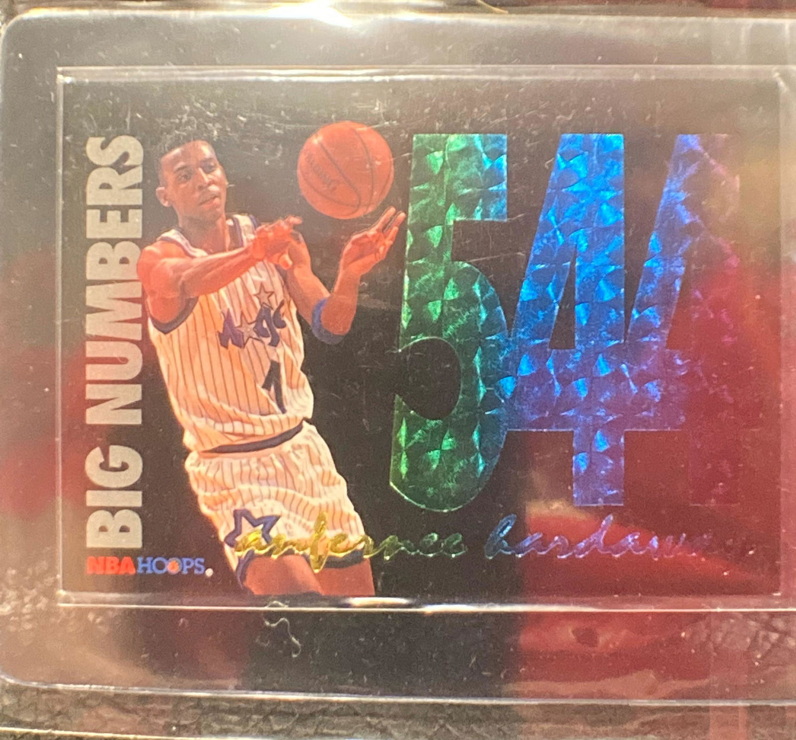 Anfernee Hardaway 1994-95 Nba Hoops Big Numbers Rainbow (1 of 2)