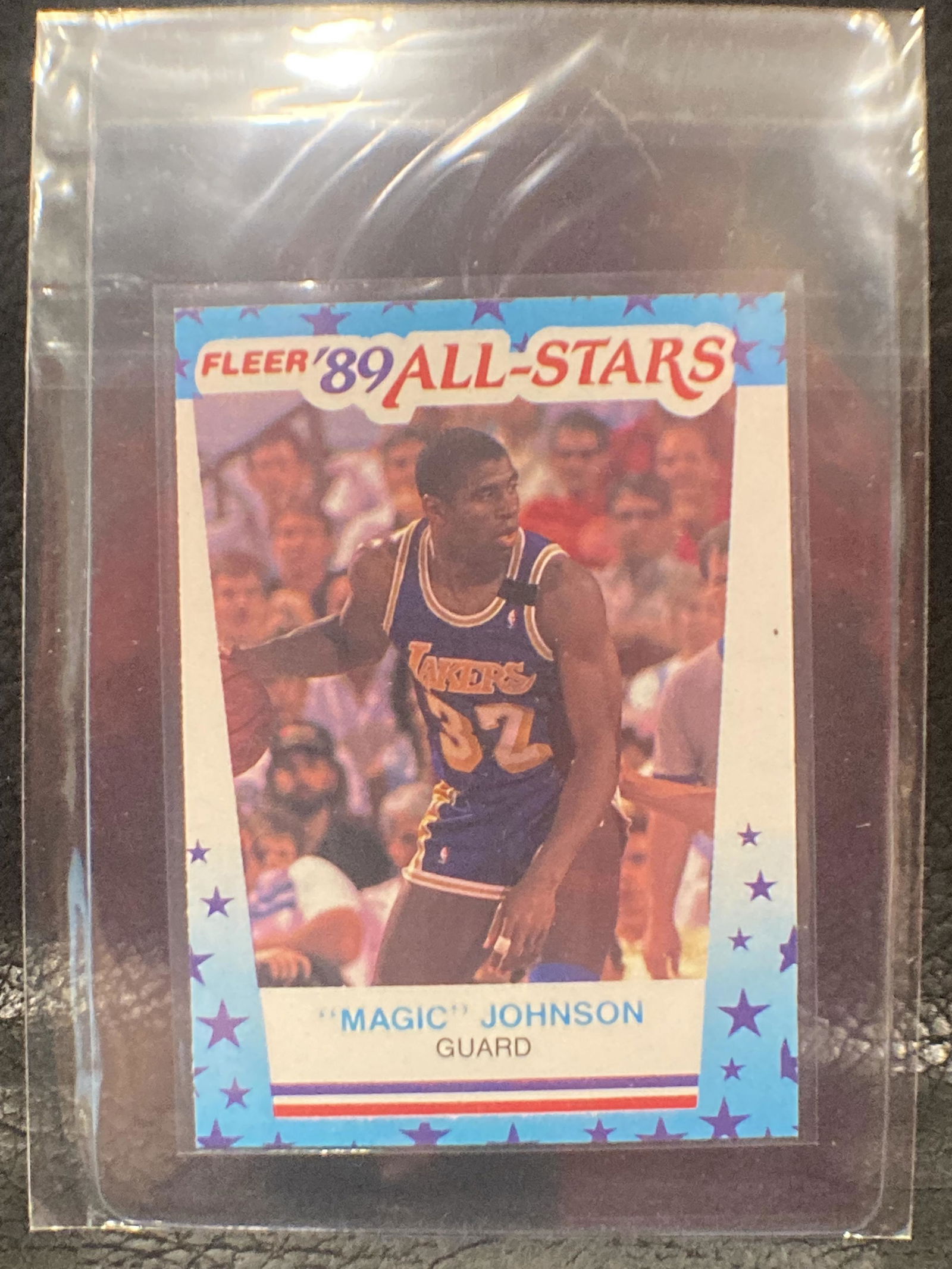 Magic Johnson 1989-1990 Fleer All-Star Sticker #5 (1 of 2)