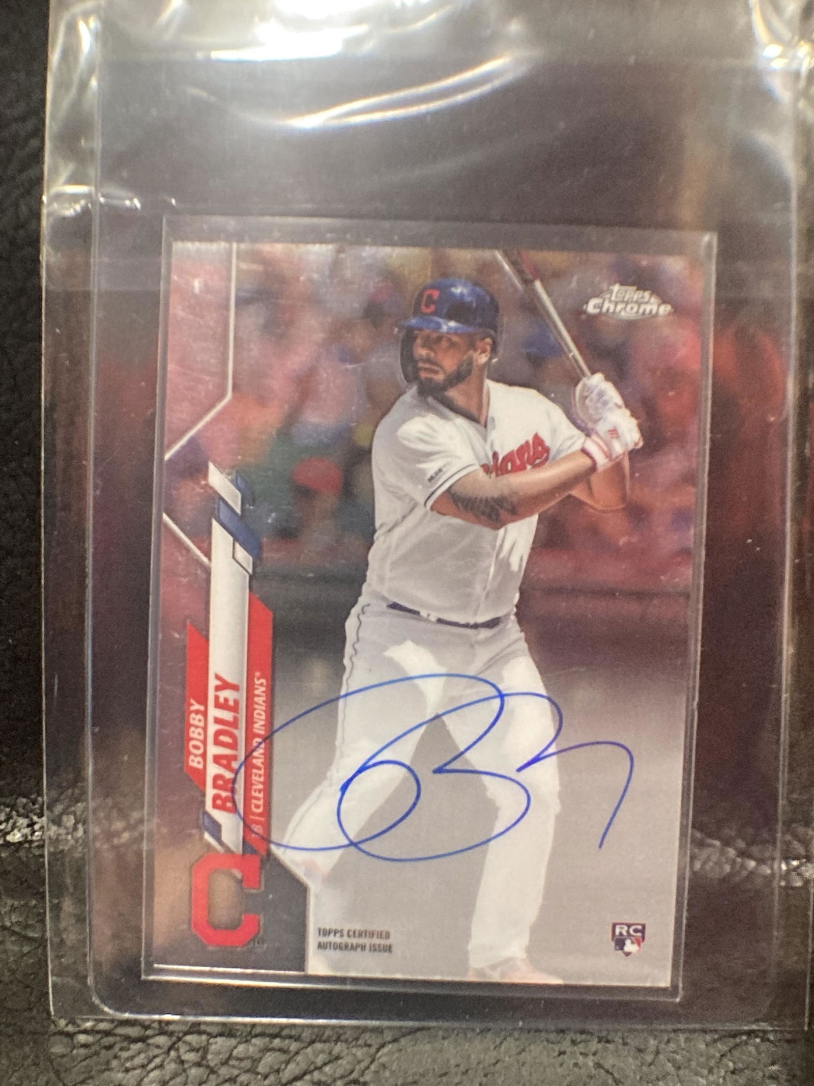 Bobby Bradley 2020 Topps Chrome Rc Rookie Auto Indians (1 of 2)