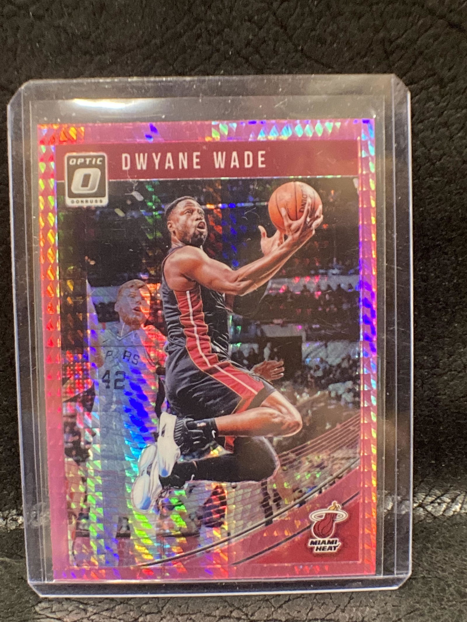 Dwayne Wade 2018-2019 Donruss Optic Hyper Pink Prizm (1 of 2)