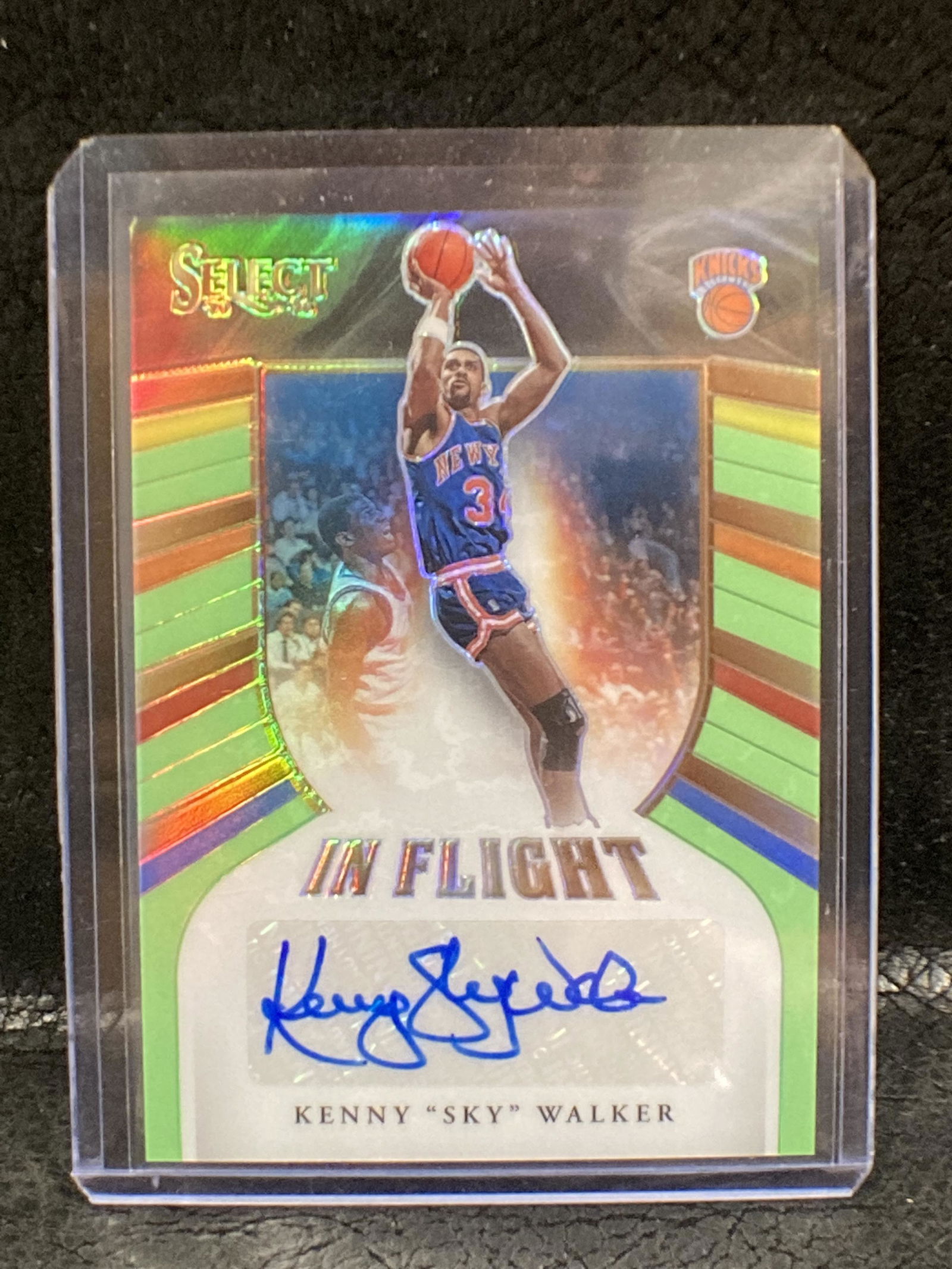 Kenny Walker 2020-21 Select In Flight Signatures Neon (1 of 2)