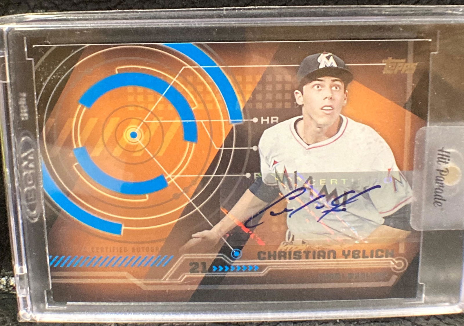 Christian Yelich 2014 Topps Auto Certified Autograph (1 of 2)