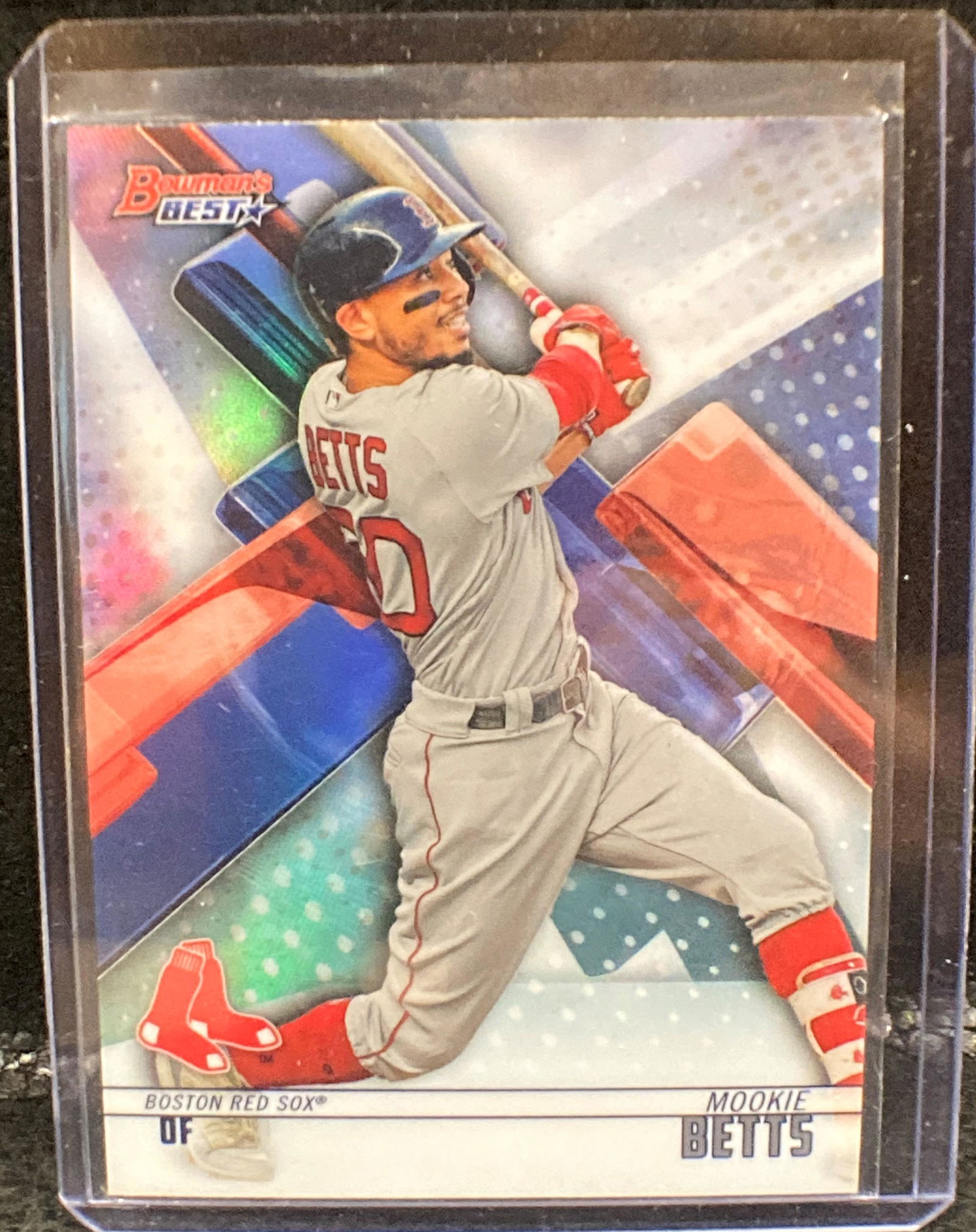 Mookie Betts 2017 Bowmans Best Refractor #46-RED (1 of 2)