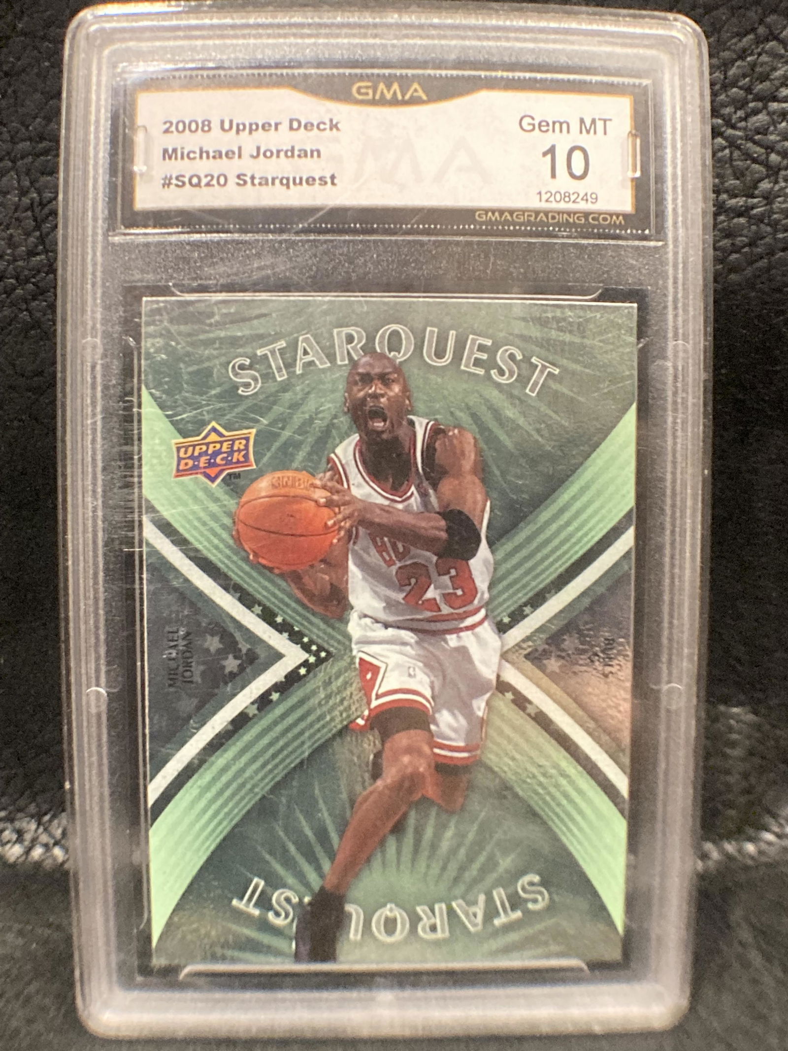 08-09 NBA UD BLACK YAOMING AUTO 2