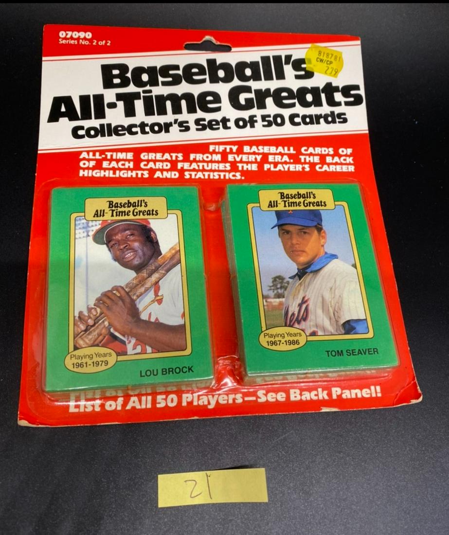 Baseball's All-Time Greats Collector's (1 of 2)