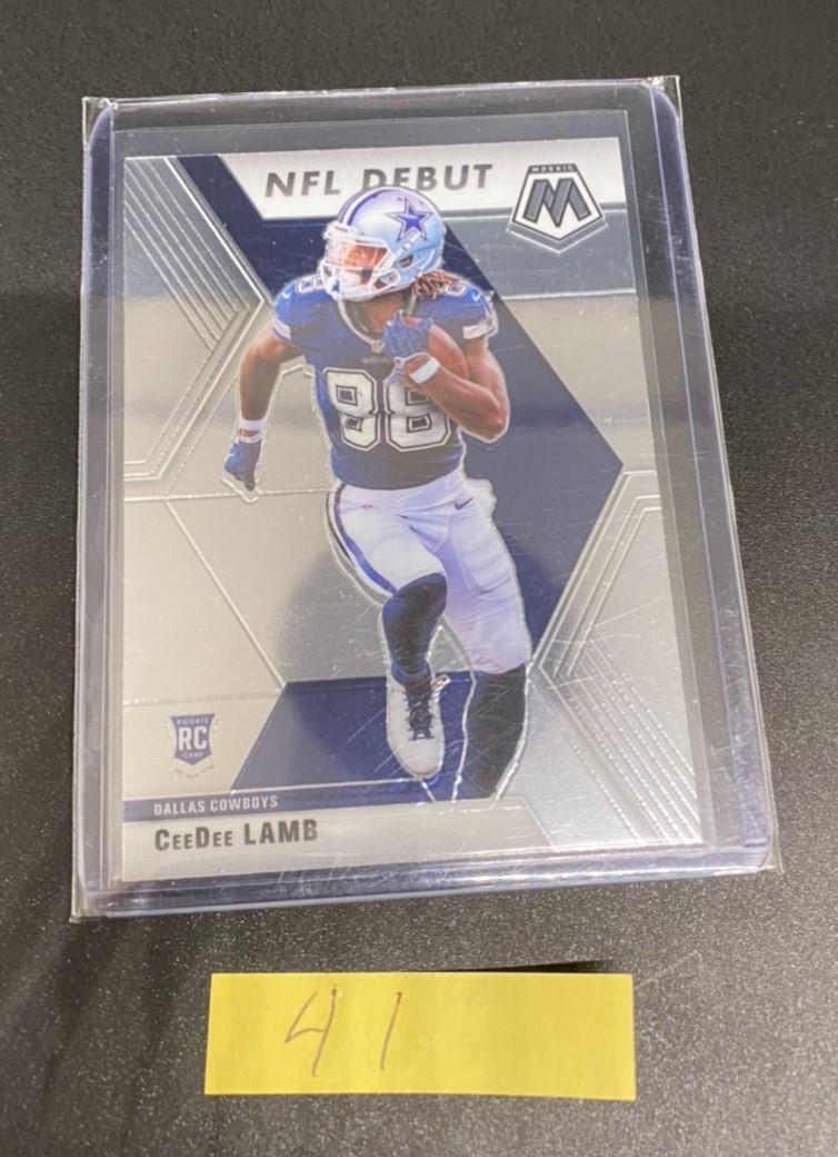 Ceedee Lamb Rookie Card Mosaic NFL 2020 Cowboys (1 of 2)