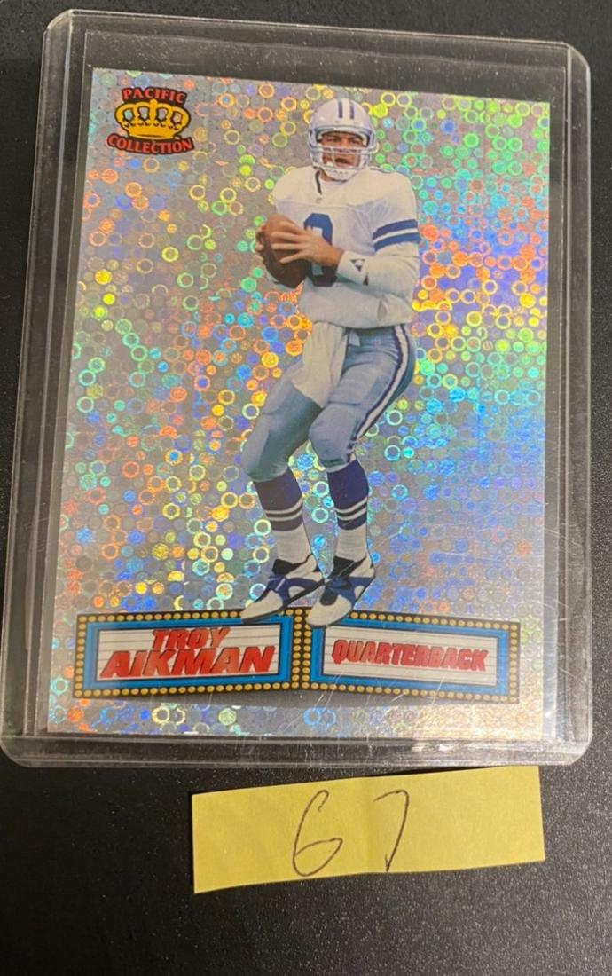 Troy Aikman Pacific Collection #1 Prism Dallas Cowboys (1 of 2)