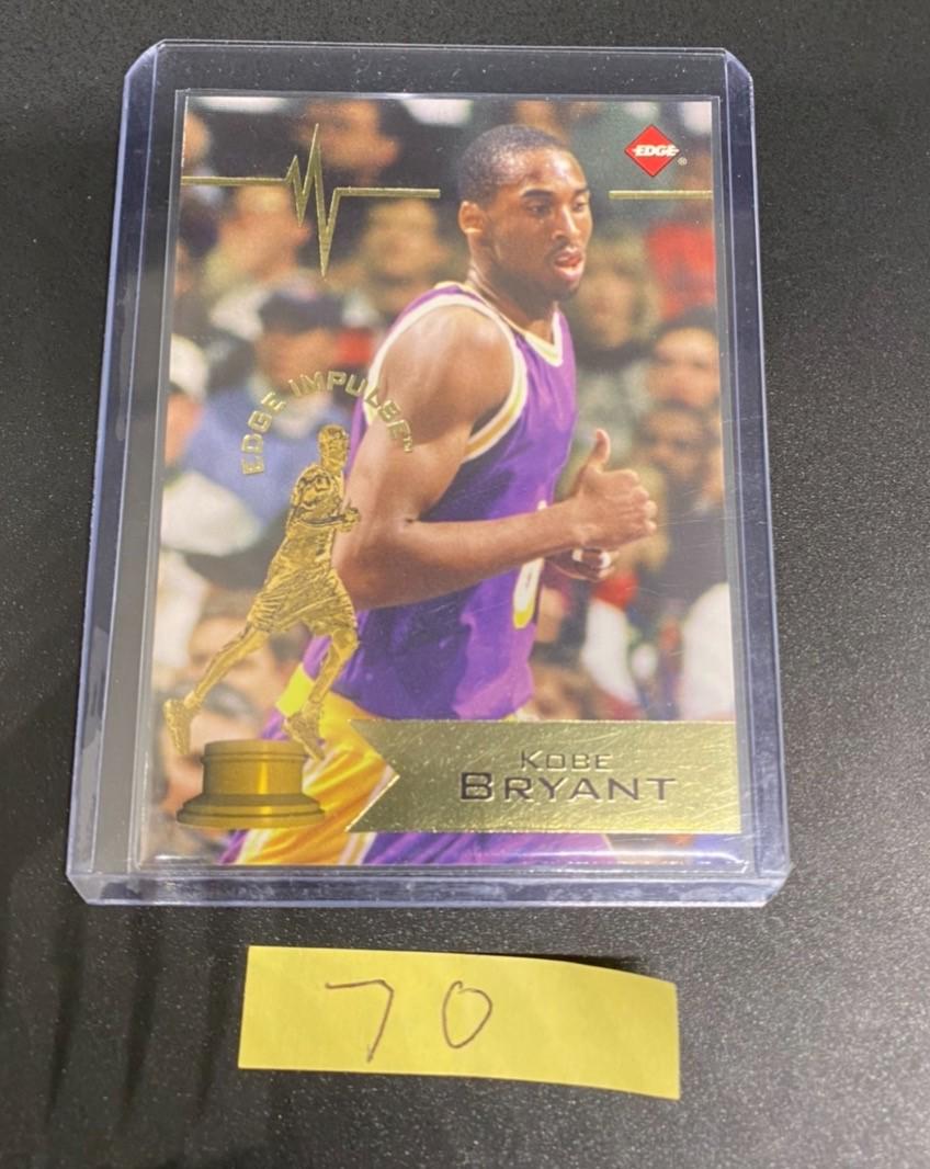 Kobe Bryant 1997-98 Collector's Edge Impulse Gold #39: Kobe Bryant 1997-98 Collector's Edge Impulse Gold #39 Gold Trophy