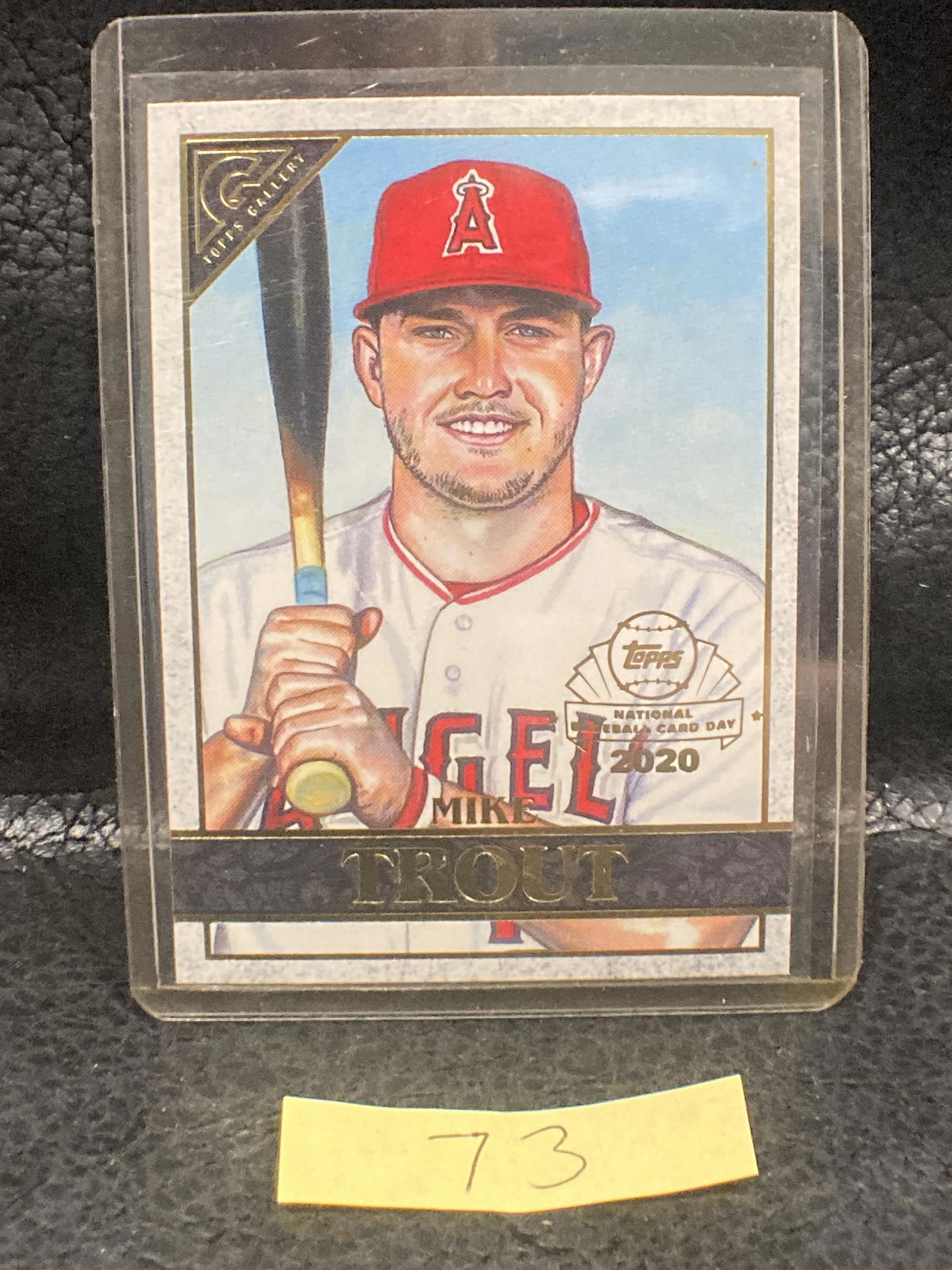 Mike Trout 2020 Topps Gallery National Baseball Card (1 of 2)