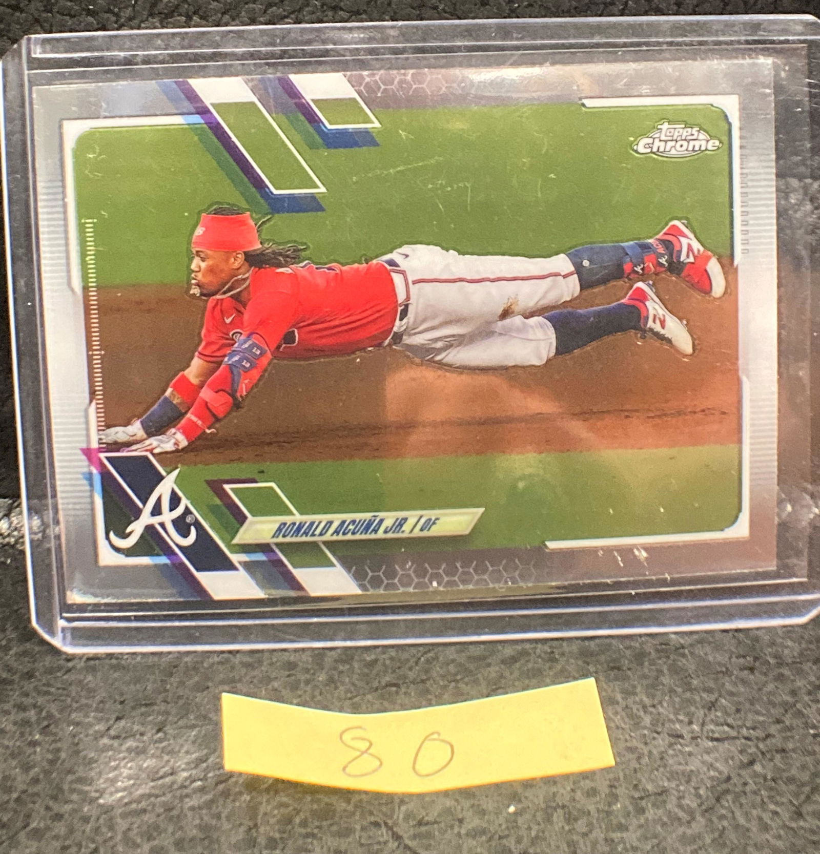Ronald Acuna Jr #50 2021 Topps Chrome Atlanta Braves (1 of 2)