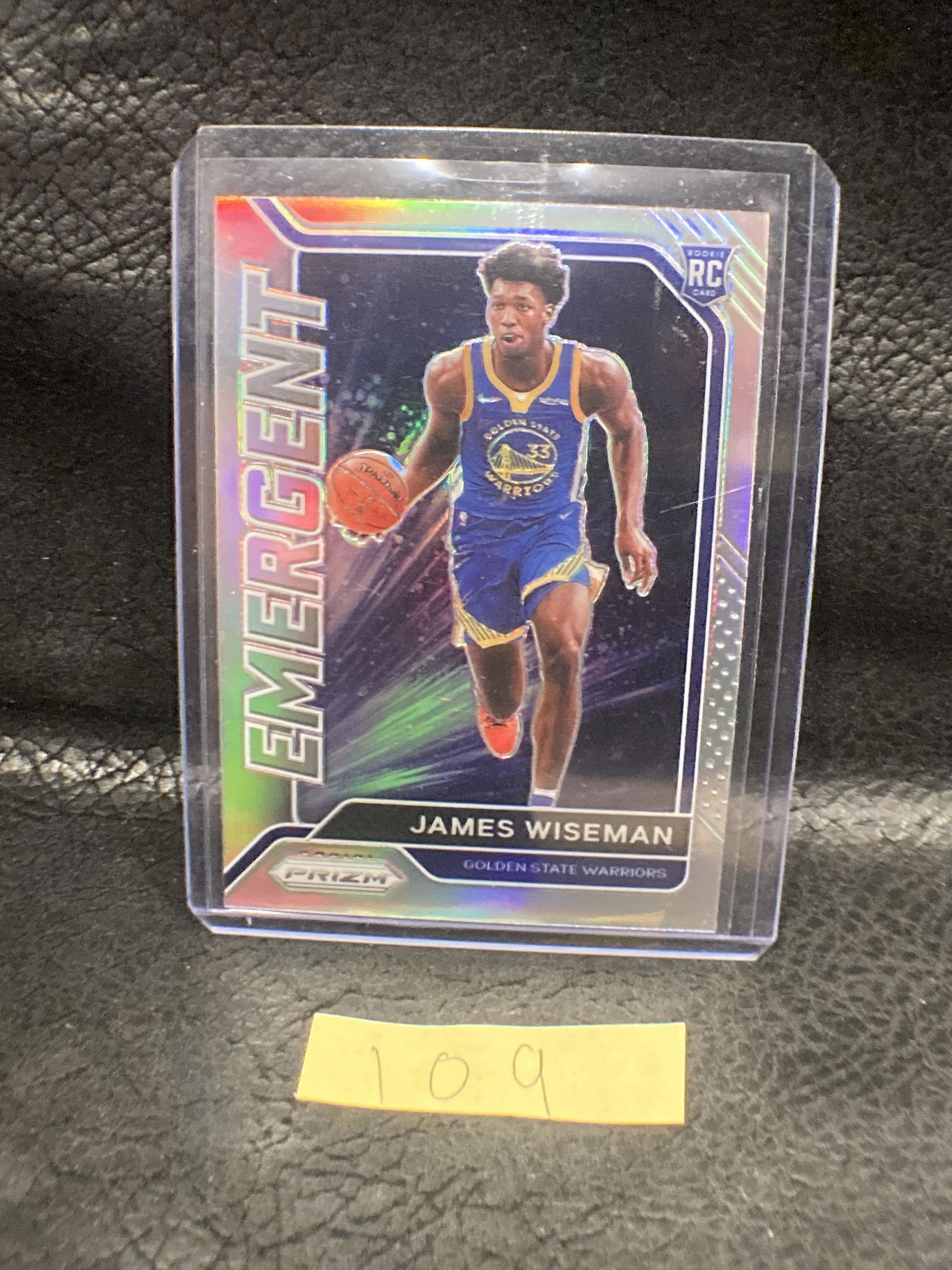 James Wiseman 2020-21 Prizm Silver Holo Emergent Rookie (1 of 2)