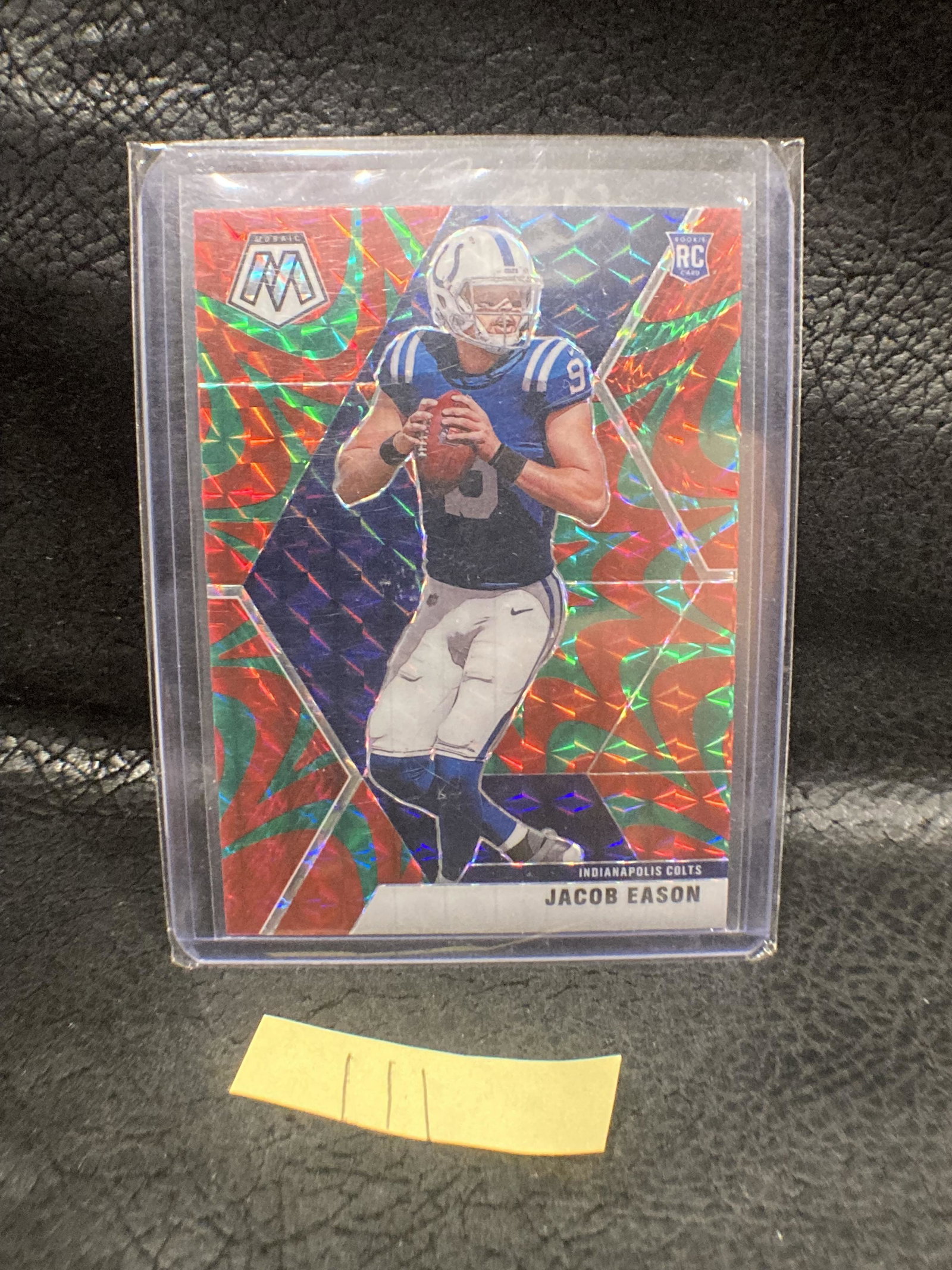 Jacob Eason2020 Mosaic Reactive Green #236 Rc: Jacob Eason2020 Mosaic Reactive Green #236 Rc