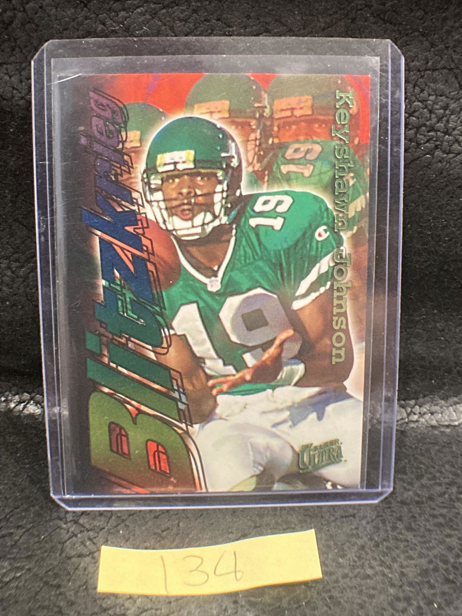 Keyshawn Johnson 1997 Ultra Blitzkrieg Die-Cut #7 Usc (1 of 2)