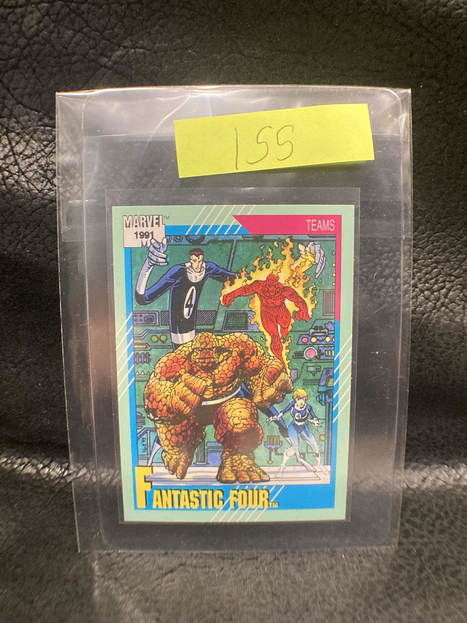 Fantastic Four Teams 1991 Marvel Impel Trading Card- (1 of 2)