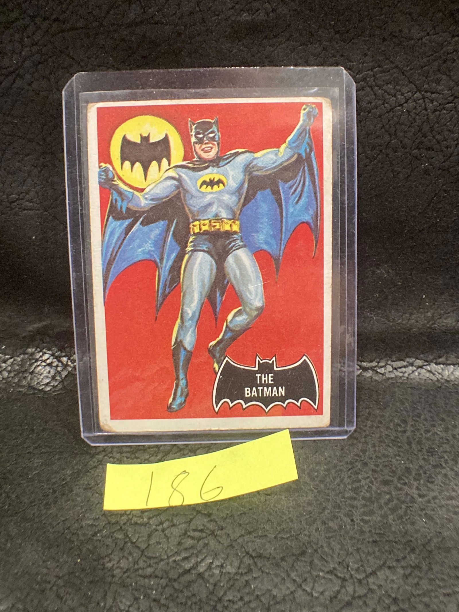 1966 Topps Batman Black Bat #1 The Batman (1 of 2)