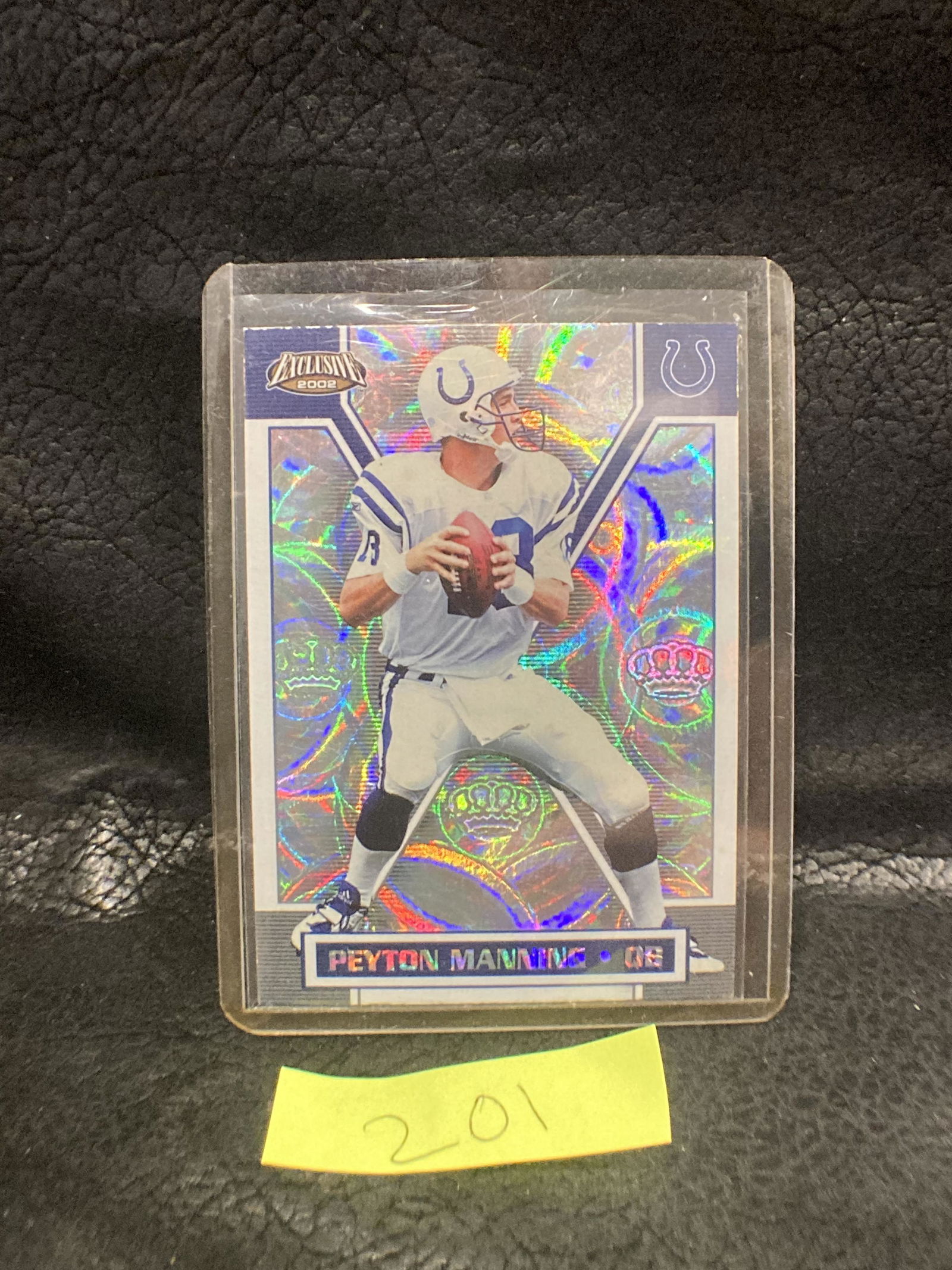 Peyton Manning 2002 Pacific Exclusive #76 Colts (1 of 2)