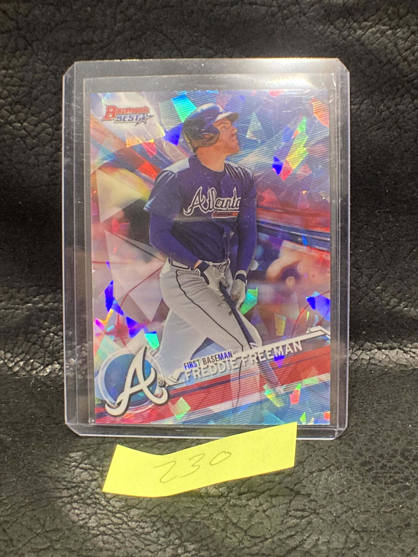 2017 Bowman's Best Freddie Freeman Atomic Refractor (1 of 2)