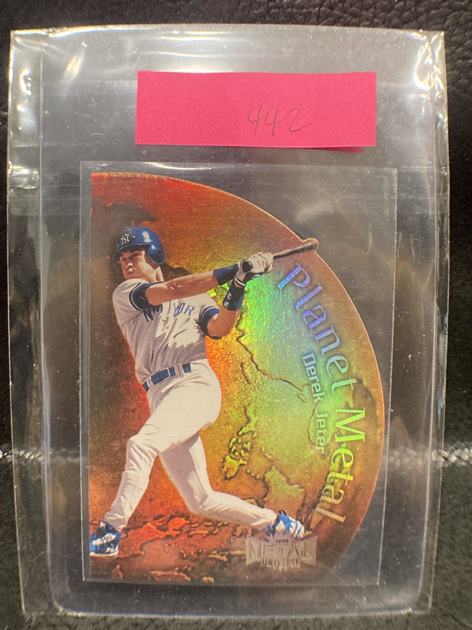 Derek Jeter 1999 Metal Universe Planet Metal Card #6 (1 of 2)